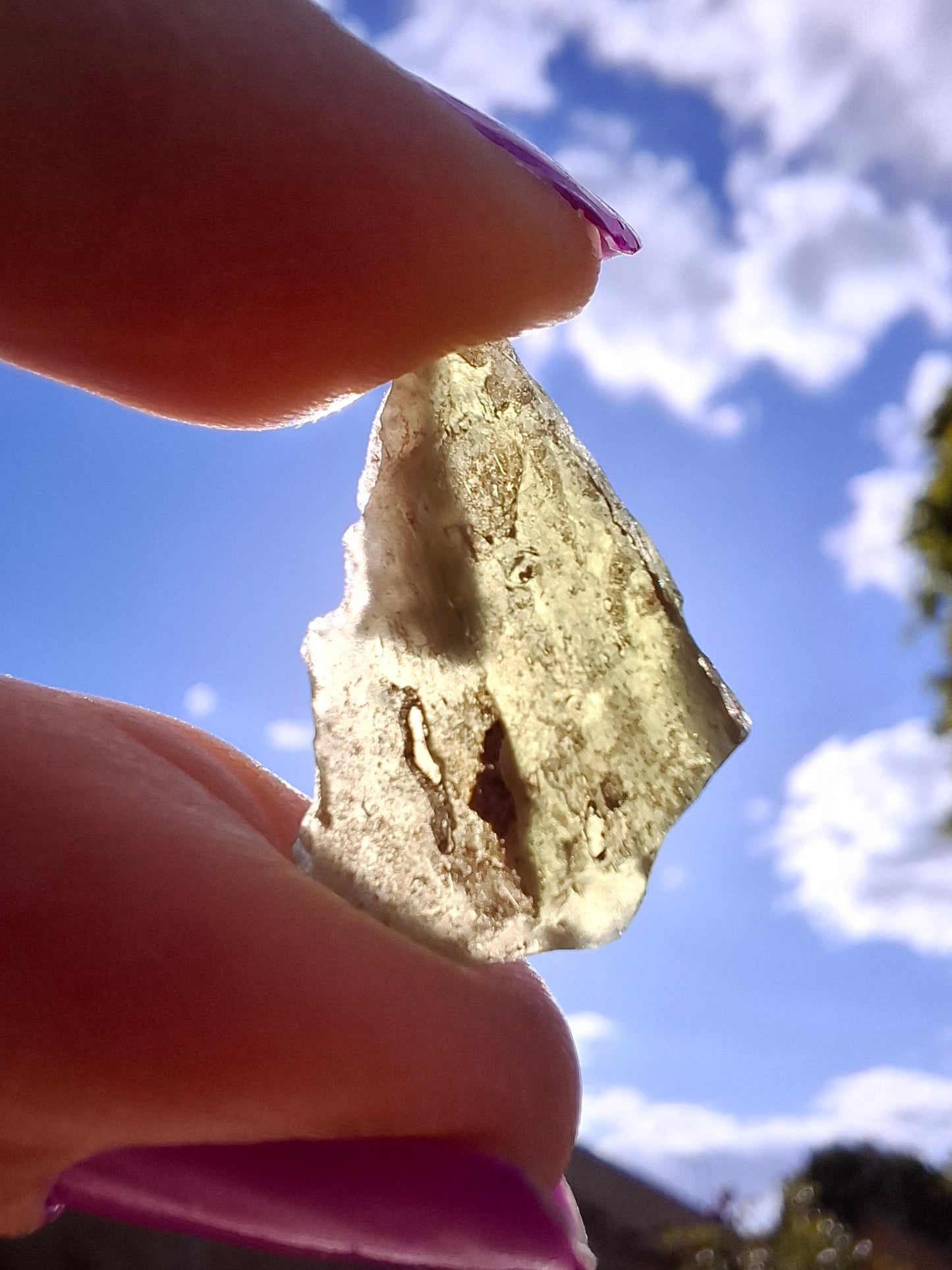Moldavite Piece, 1.30g, Tektite (Ref: 1434)