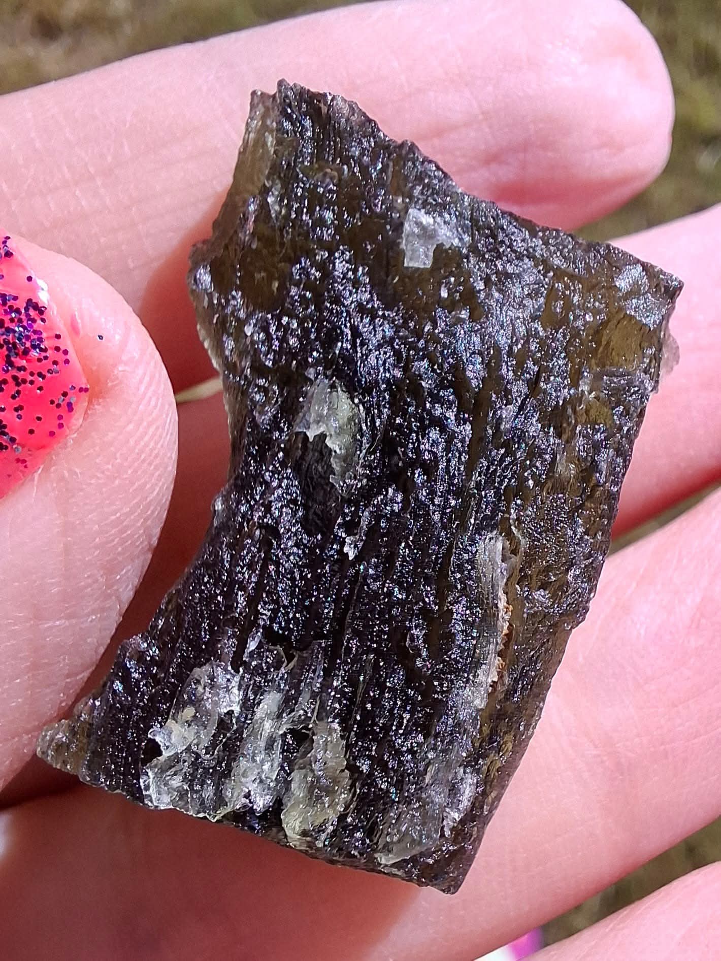 Moldavite Piece, JAKULE, 12.00g, Tektite (Ref: 1175)