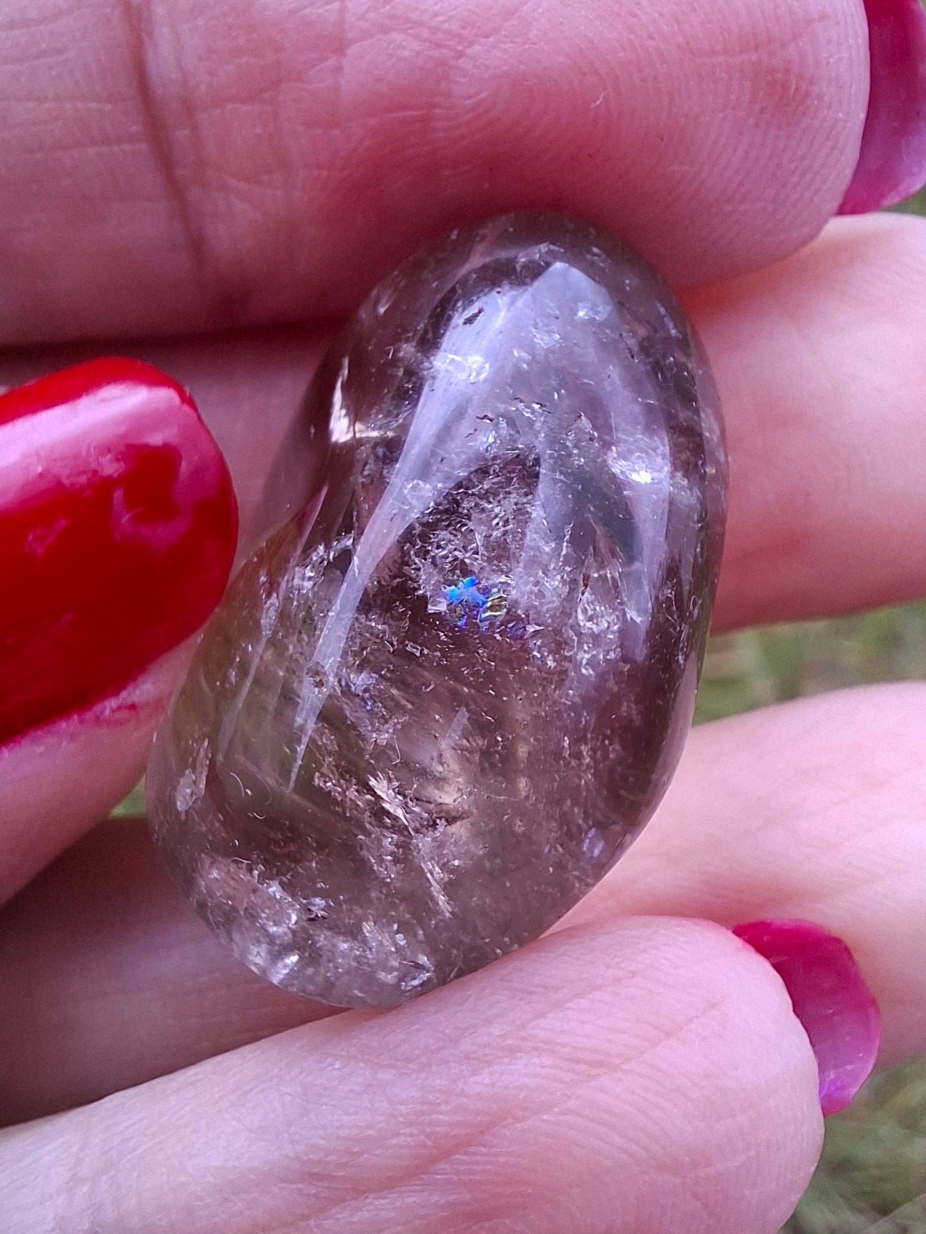 Smoky Quartz, Tumble Stone, Crystal 🌈 (Ref: T103)
