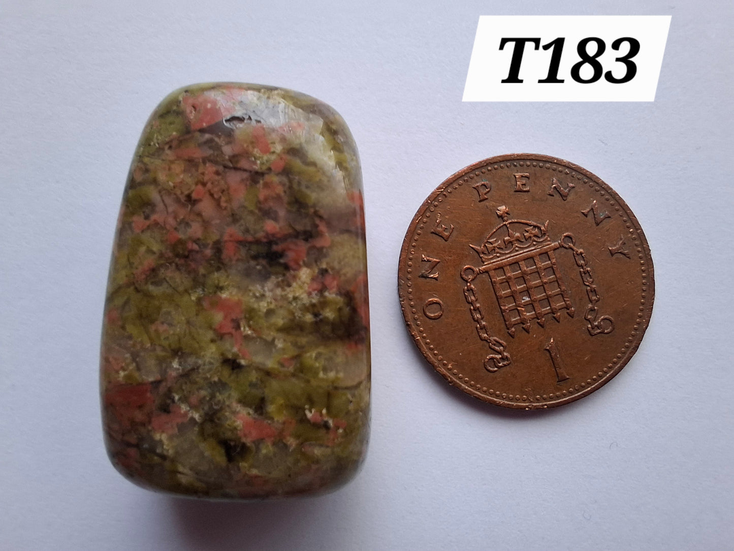 Unakite, Tumble Stone, Crystal (Ref: T183)