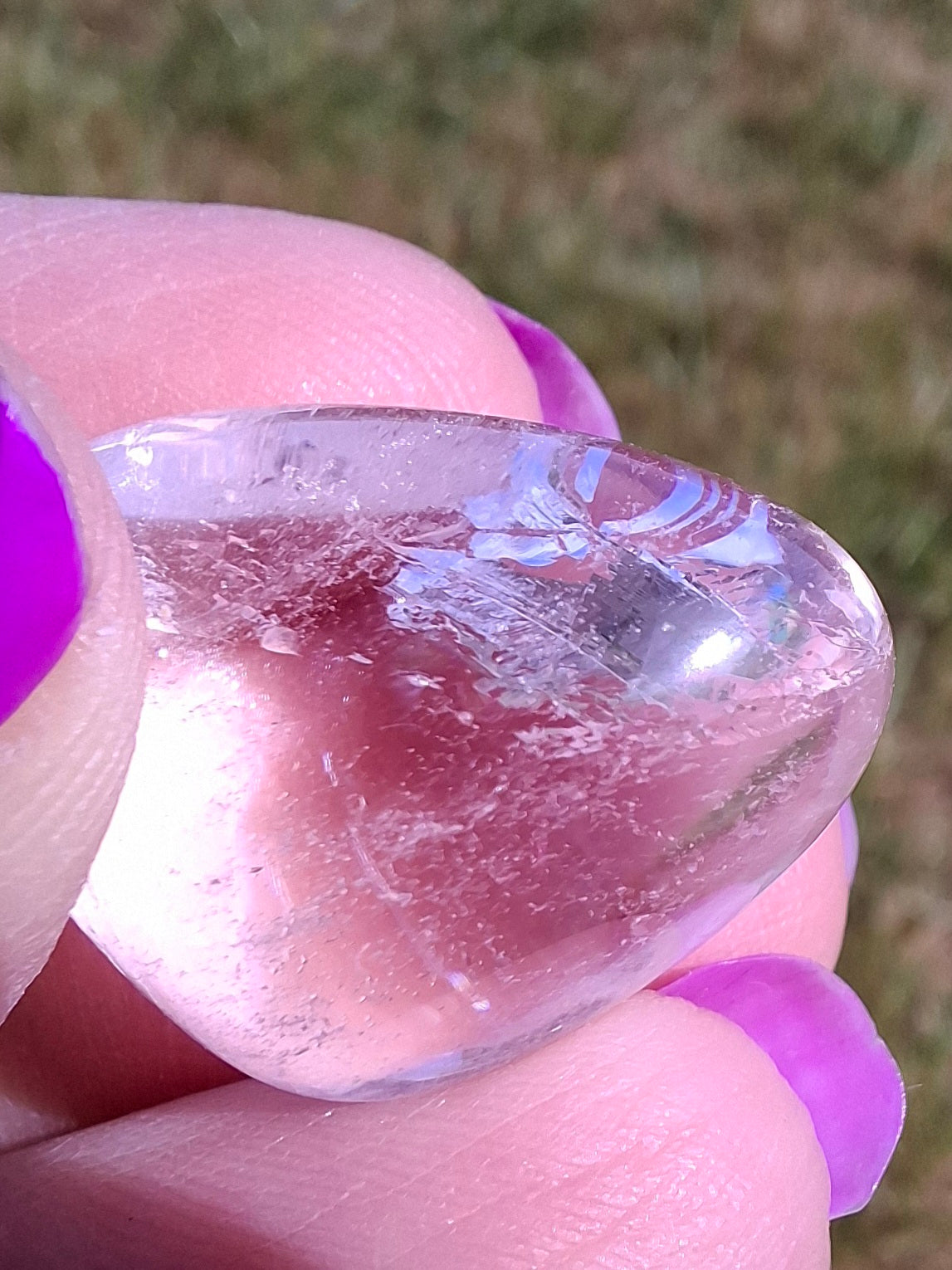Clear Quartz, Tumble Stone, Crystal (Ref: T32)