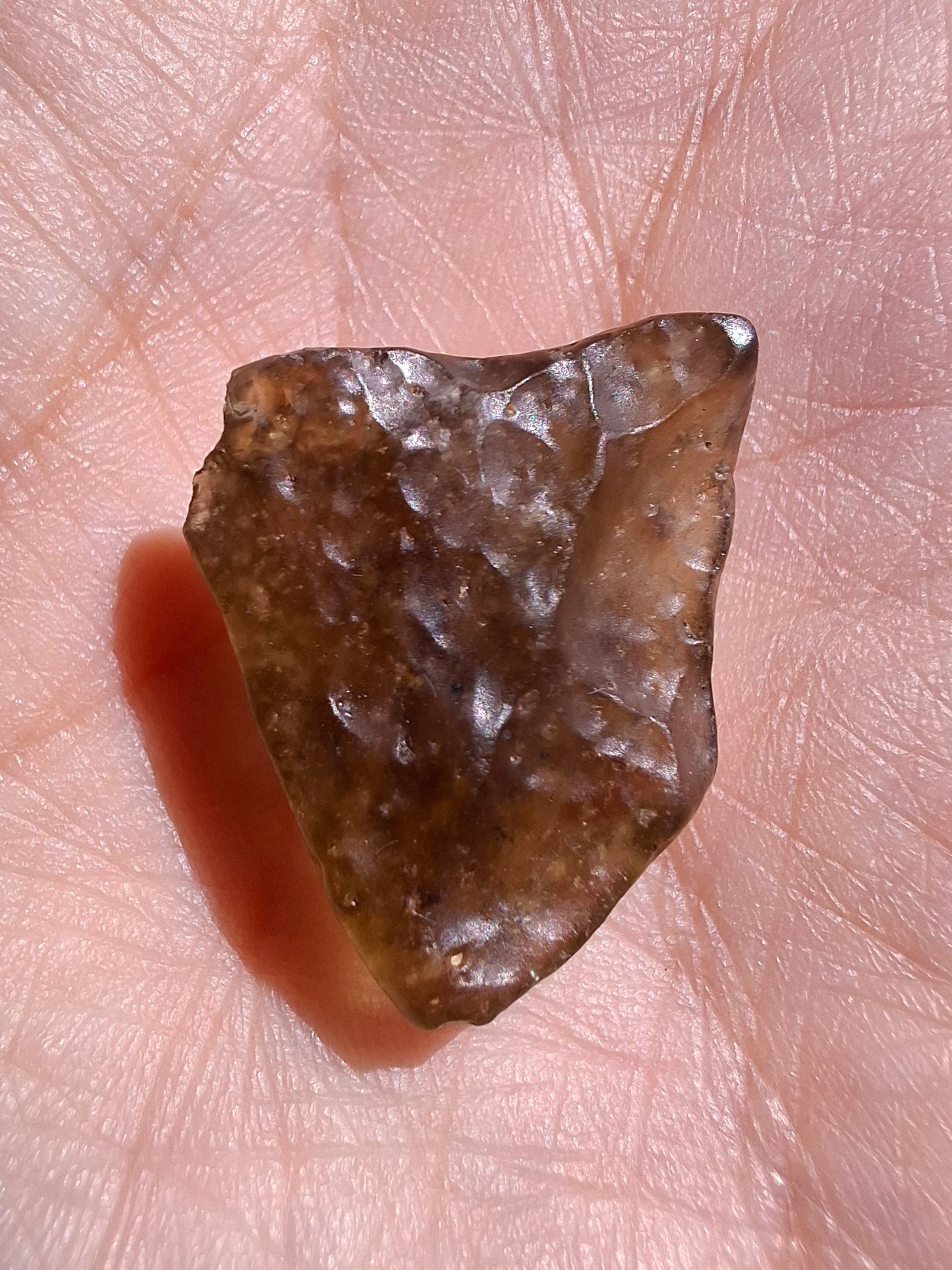 Libyan Desert Glass (darker) Piece, 3.40g, Tektite (Ref: L1362)