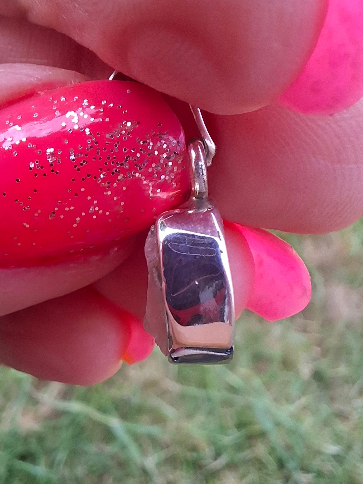 Pink Tourmaline Pendant, 925 Silver, Crystal (Ref: PT82)