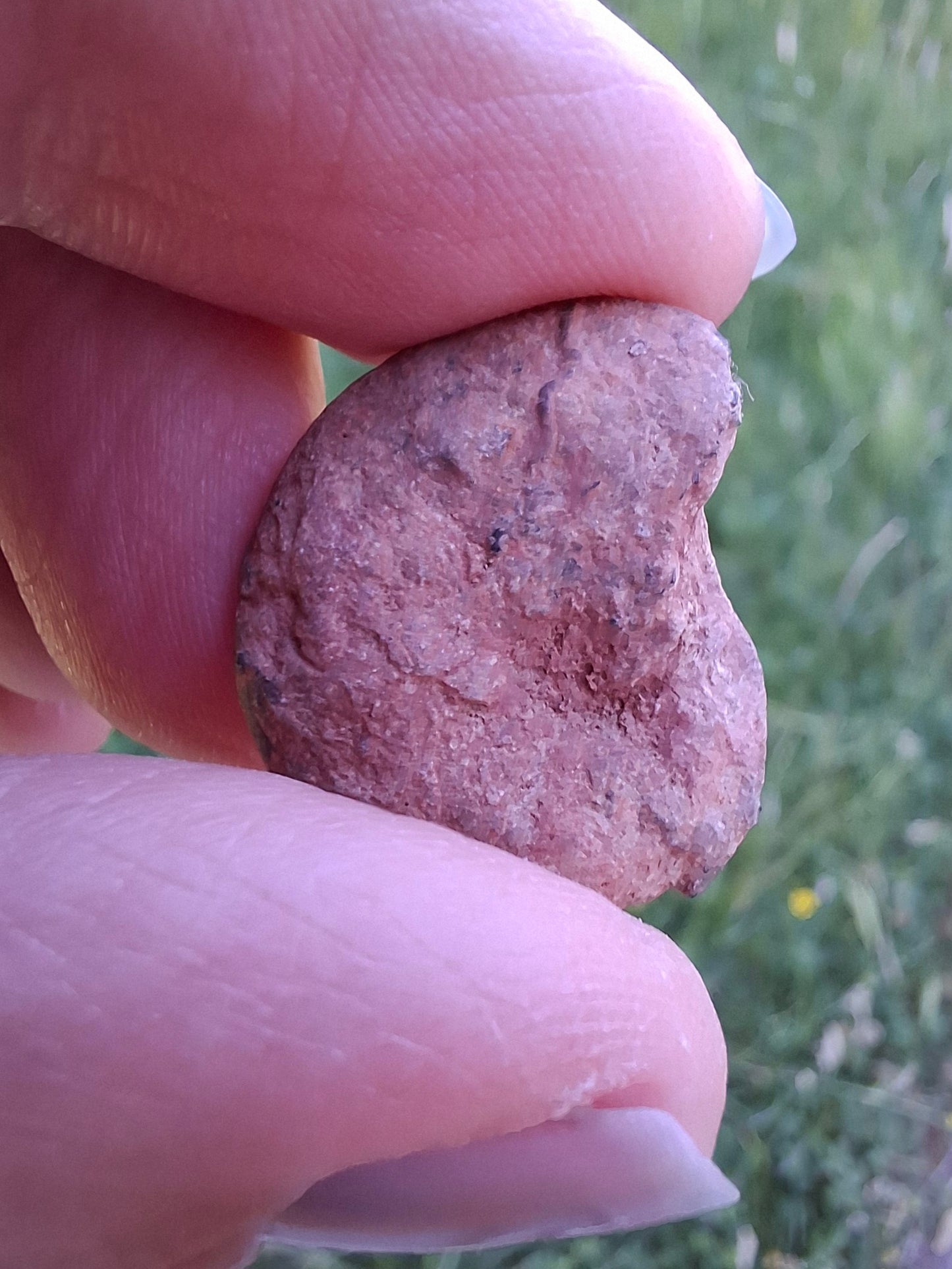 Small Haematite Ammonite HALF, 2.59g, Fossil (Ref: MA7)