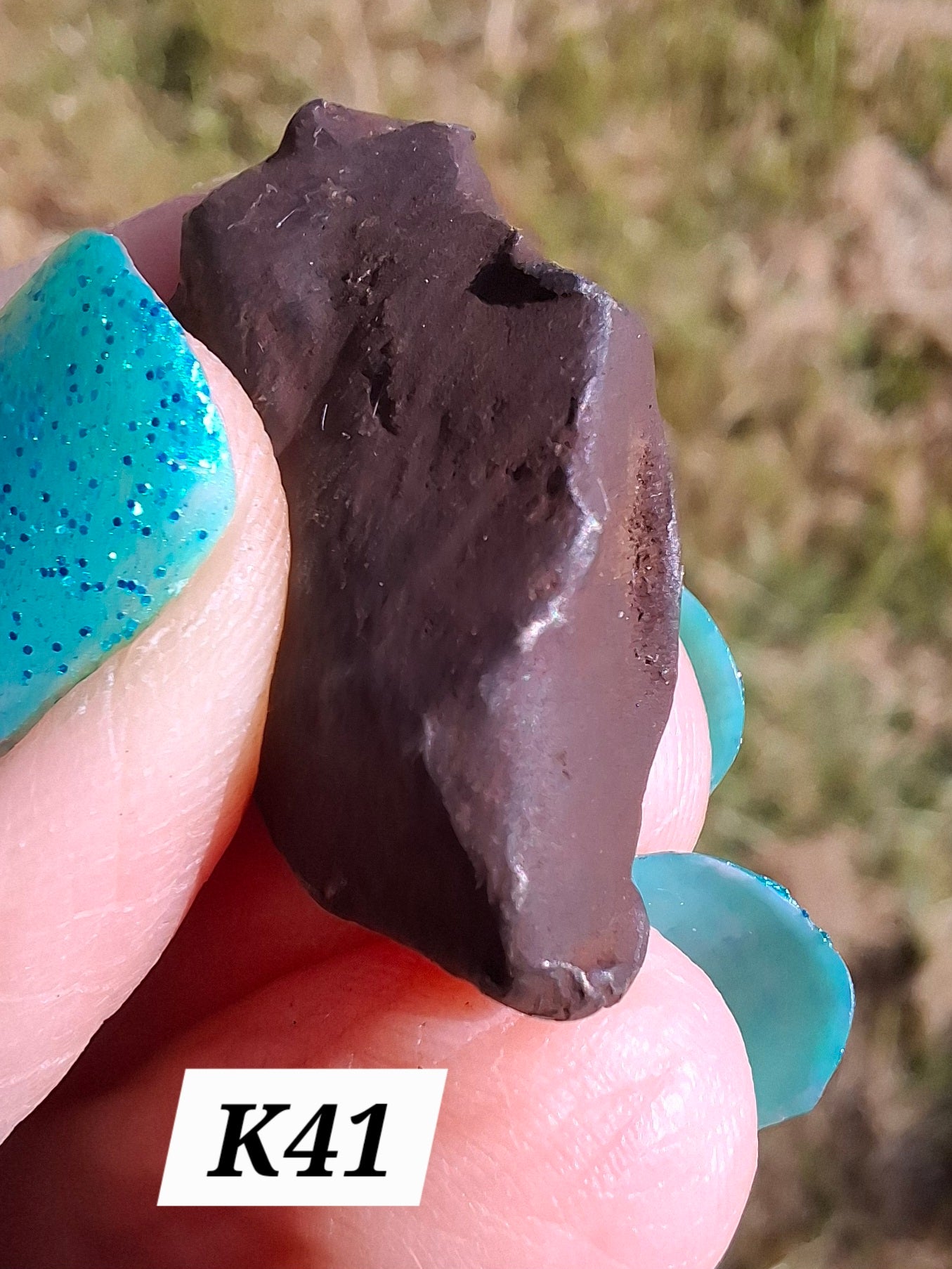 Gebel Kamil Iron Meteorite, 13.55g (Ref: K41)