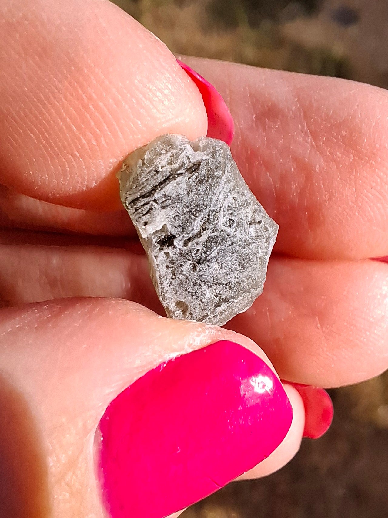 Moldavite Piece, SNOWFLAKE, FROSTED, BRUSNA, Tektite (Ref: 1493)
