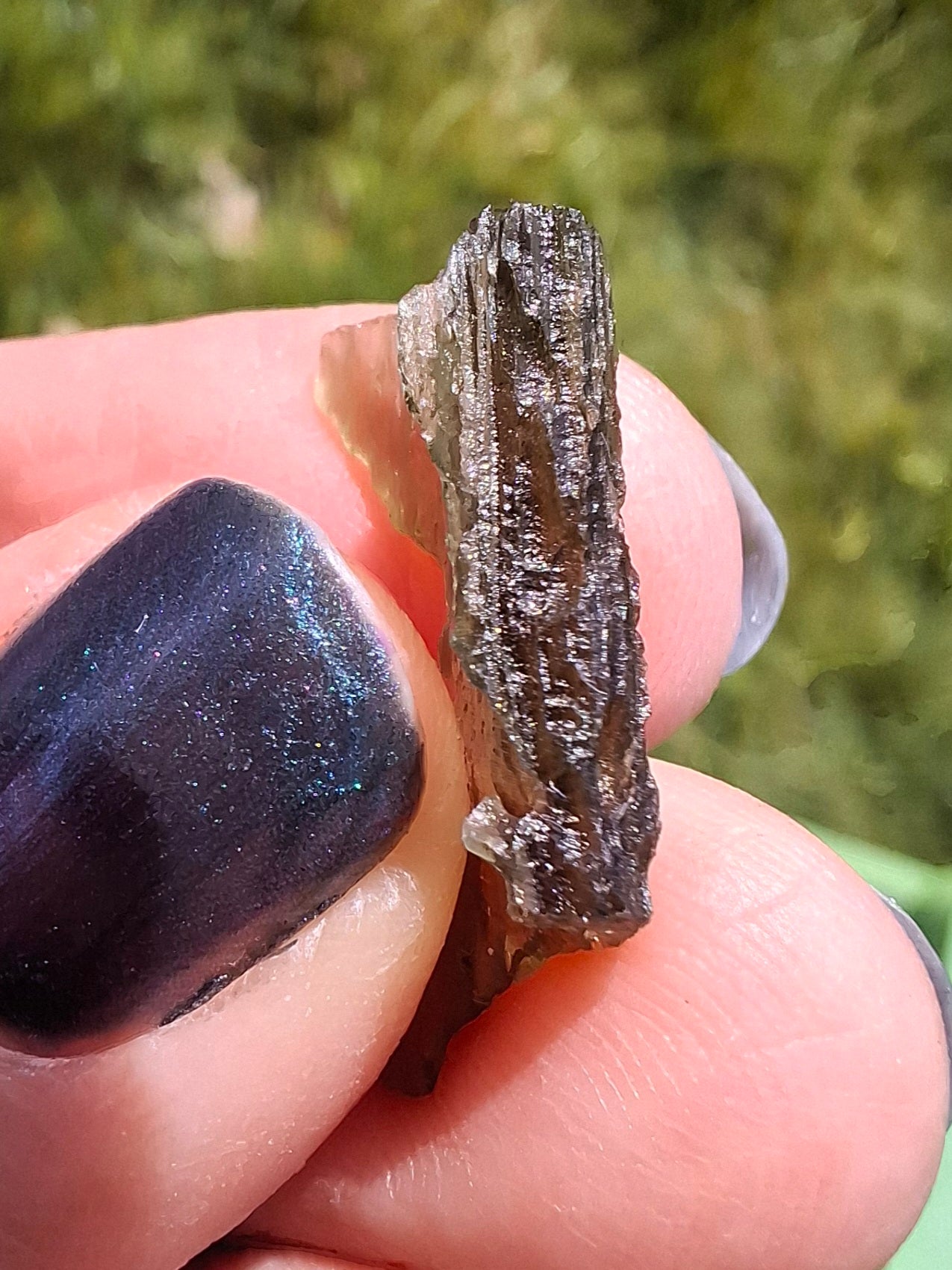 Moldavite Piece, 1.07g, Tektite (Ref: 1394)