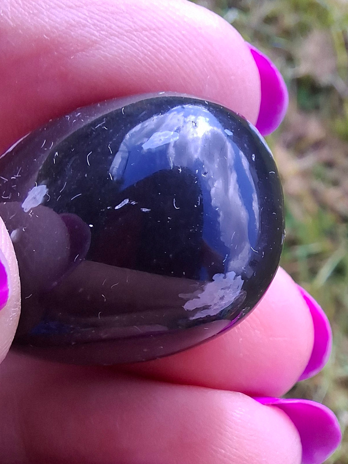 Snowflake Obsidian, Tumble Stone, Crystal (Ref: T100)