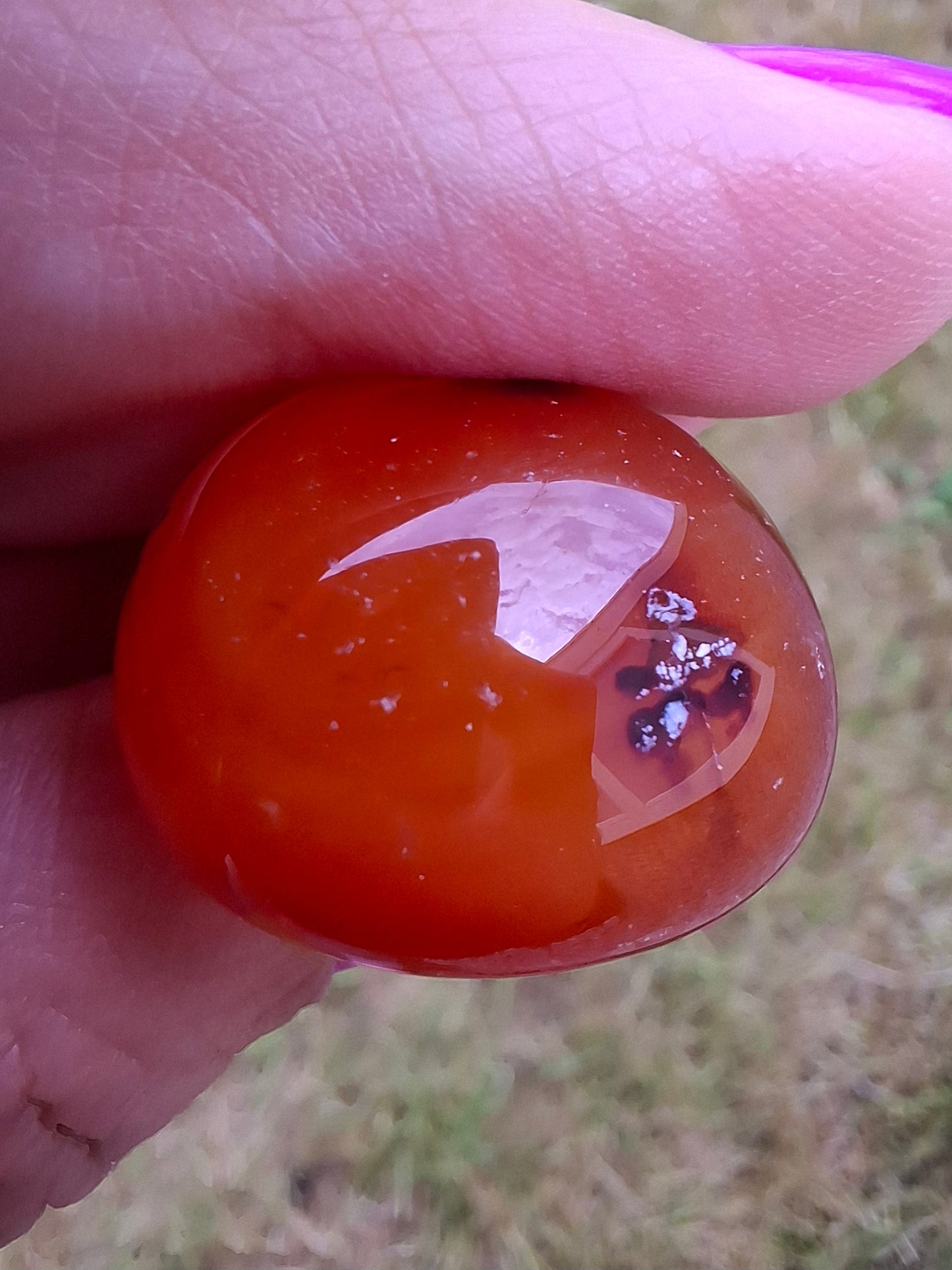 Carnelian, Tumble Stone, Crystal (Ref: T68)
