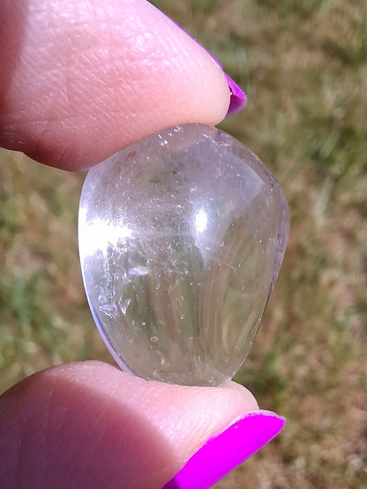 Clear Quartz, Tumble Stone, Crystal (Ref: T30)