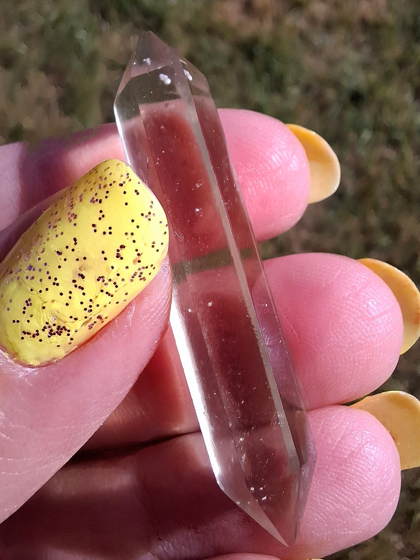 Libyan Desert Glass DT Carving, 4.68g, Tektite (Ref: LDT7)