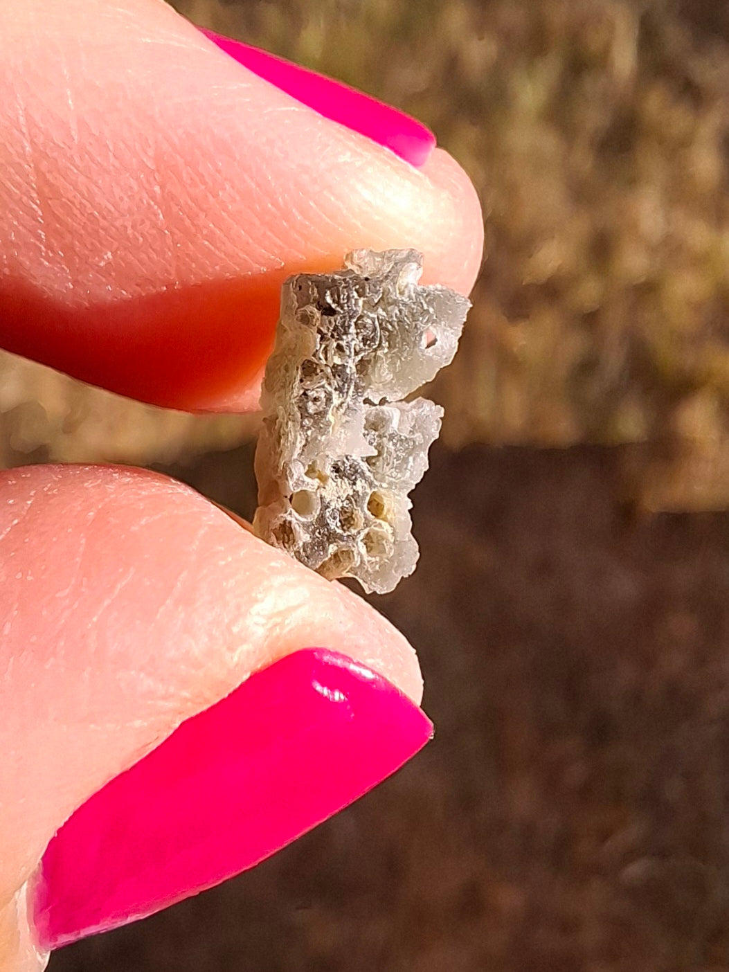 Moldavite Piece, SNOWFLAKE, FROSTED, BRUSNA, Tektite (Ref: 1495)