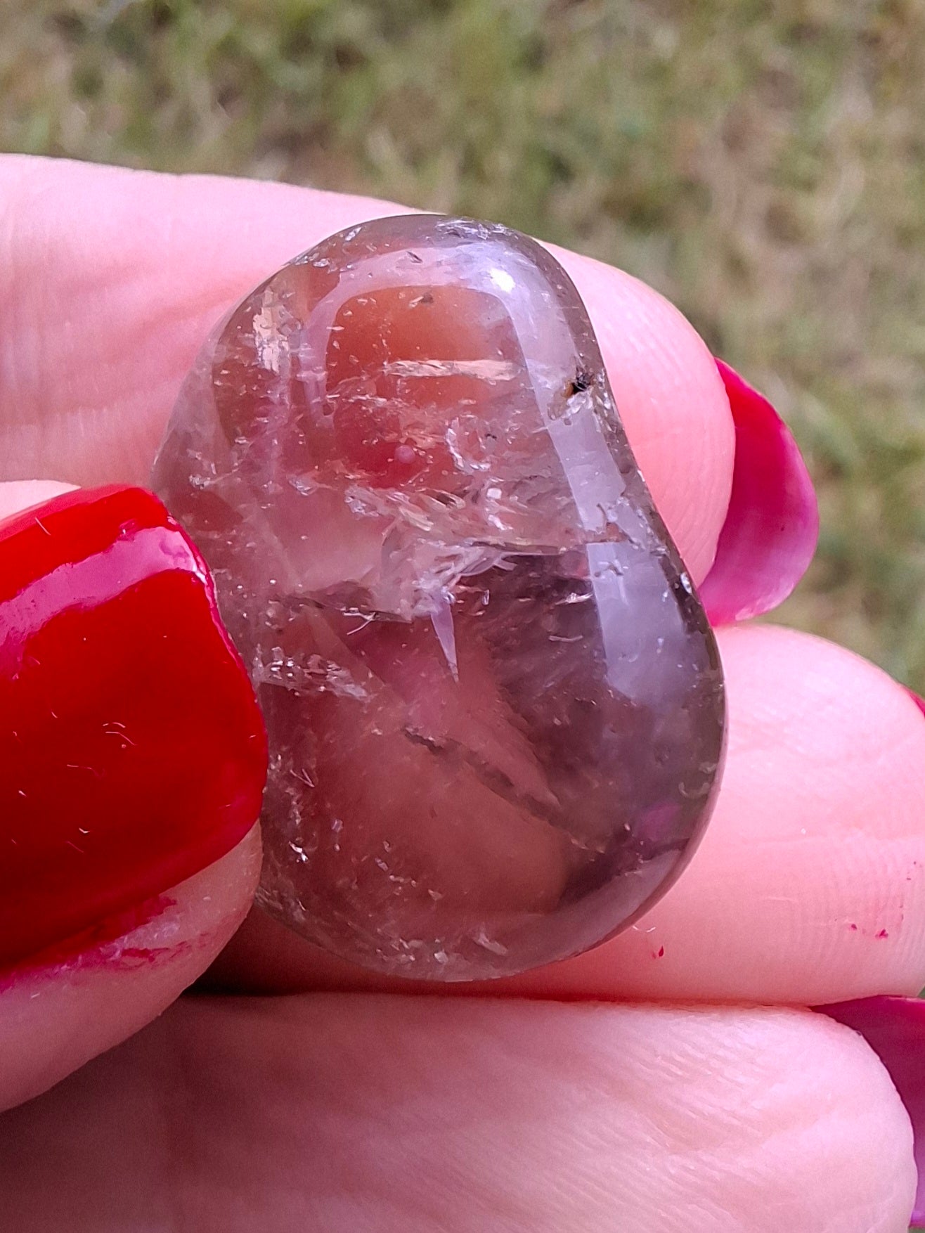 Smoky Quartz, Tumble Stone, Crystal (Ref: T107)