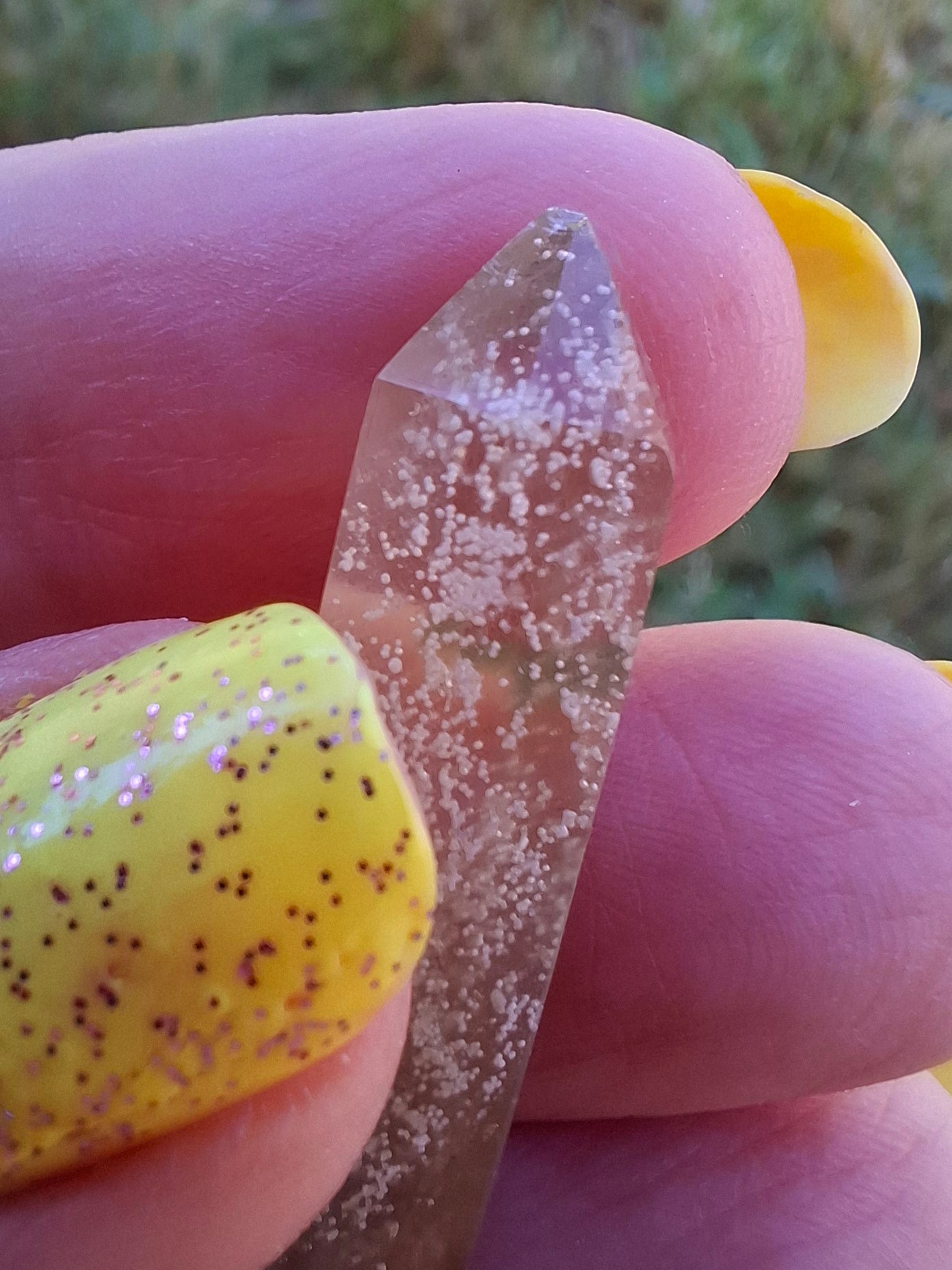 Libyan Desert Glass DT Carving, 3.94g, Tektite (Ref: LDT5)