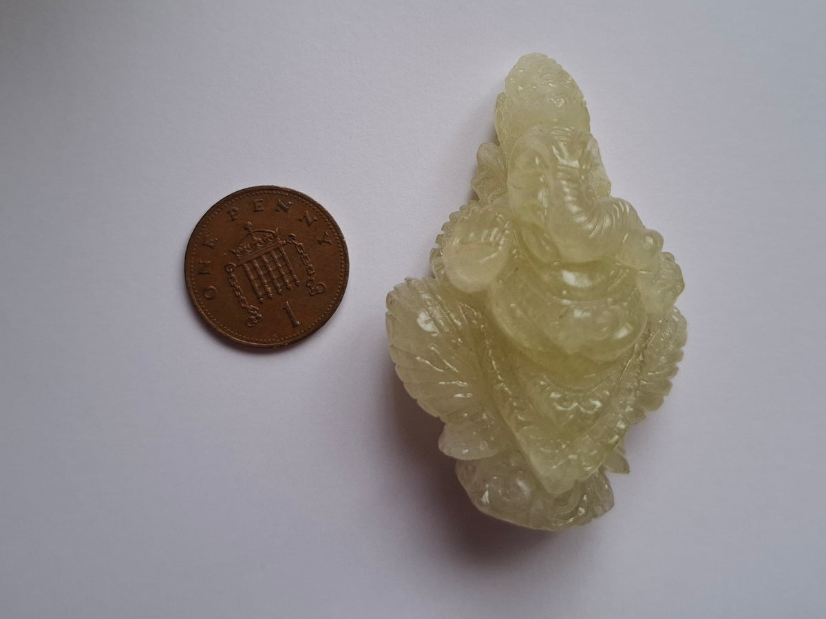 Libyan Desert Glass GANESHA craving, 31.21g, Tektite (Ref: Ganesha2)