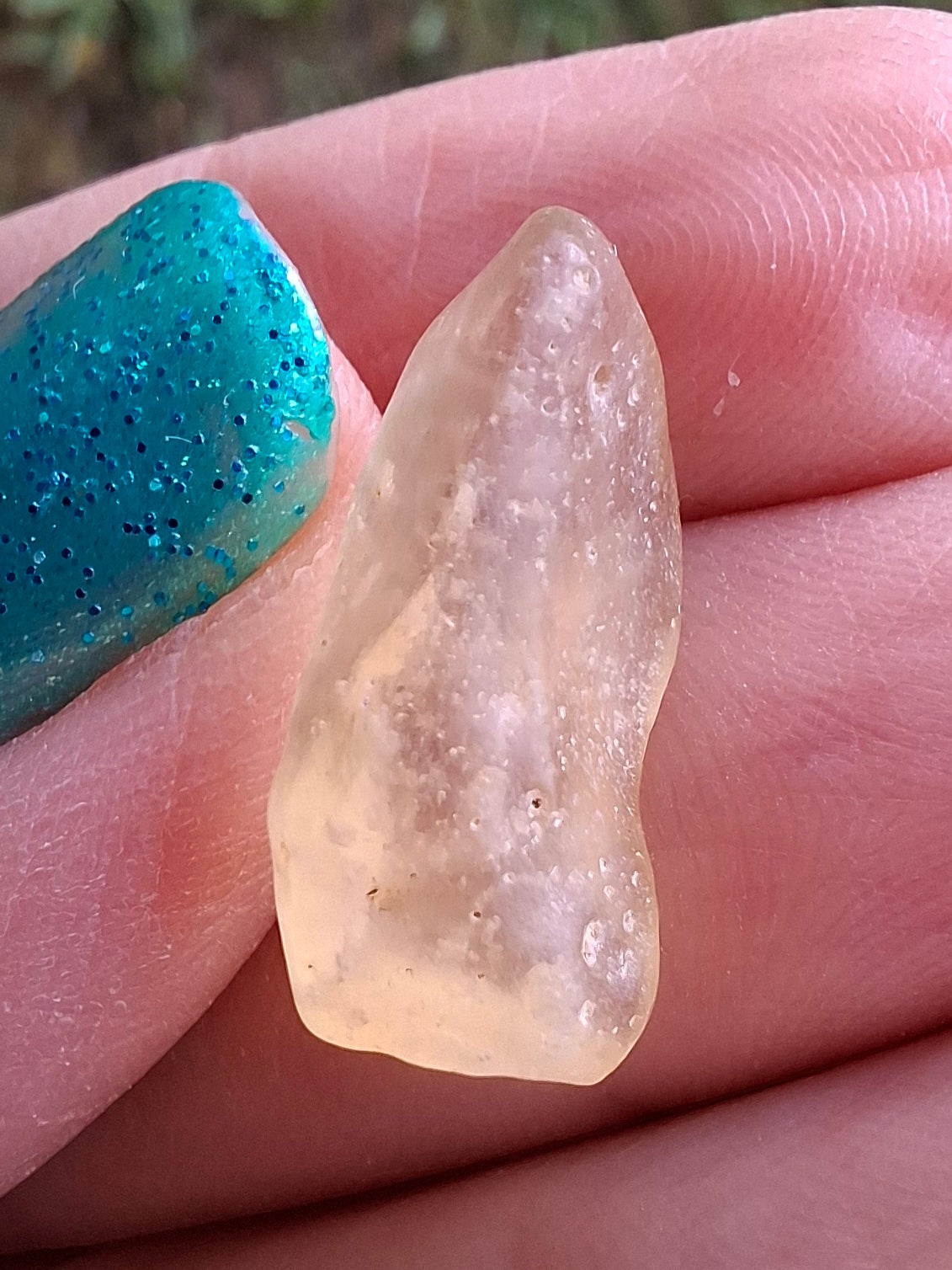 Libyan Desert Glass small Piece, 1.50g, Tektite