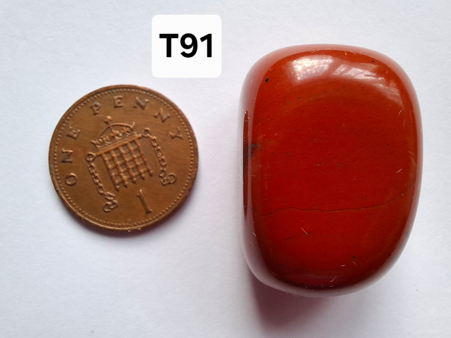 Red Jasper, Tumble Stone, Crystal (Ref: T91)