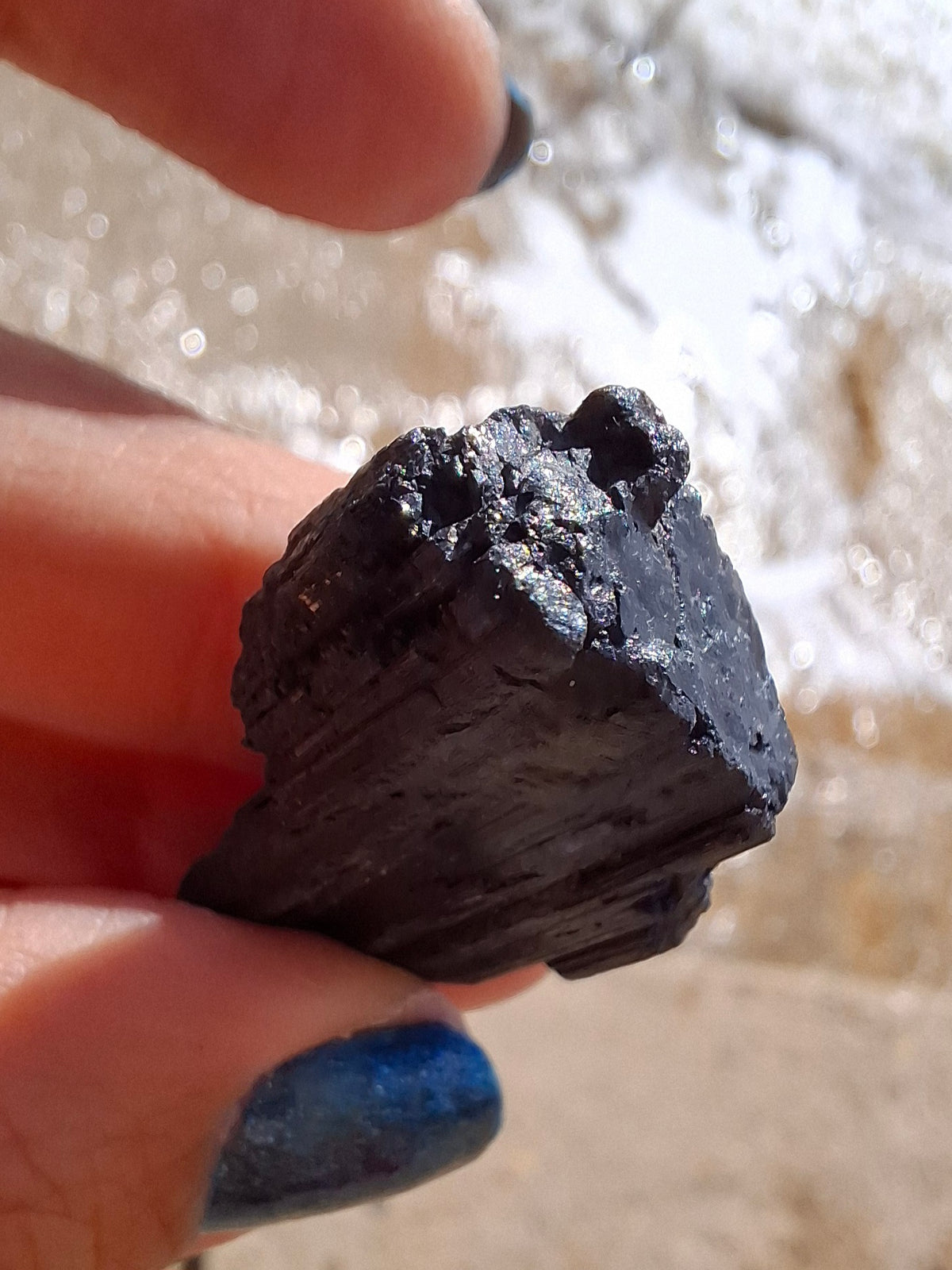 Black Tourmaline RAW, 13.00g, Crystal (Ref: RBT9)