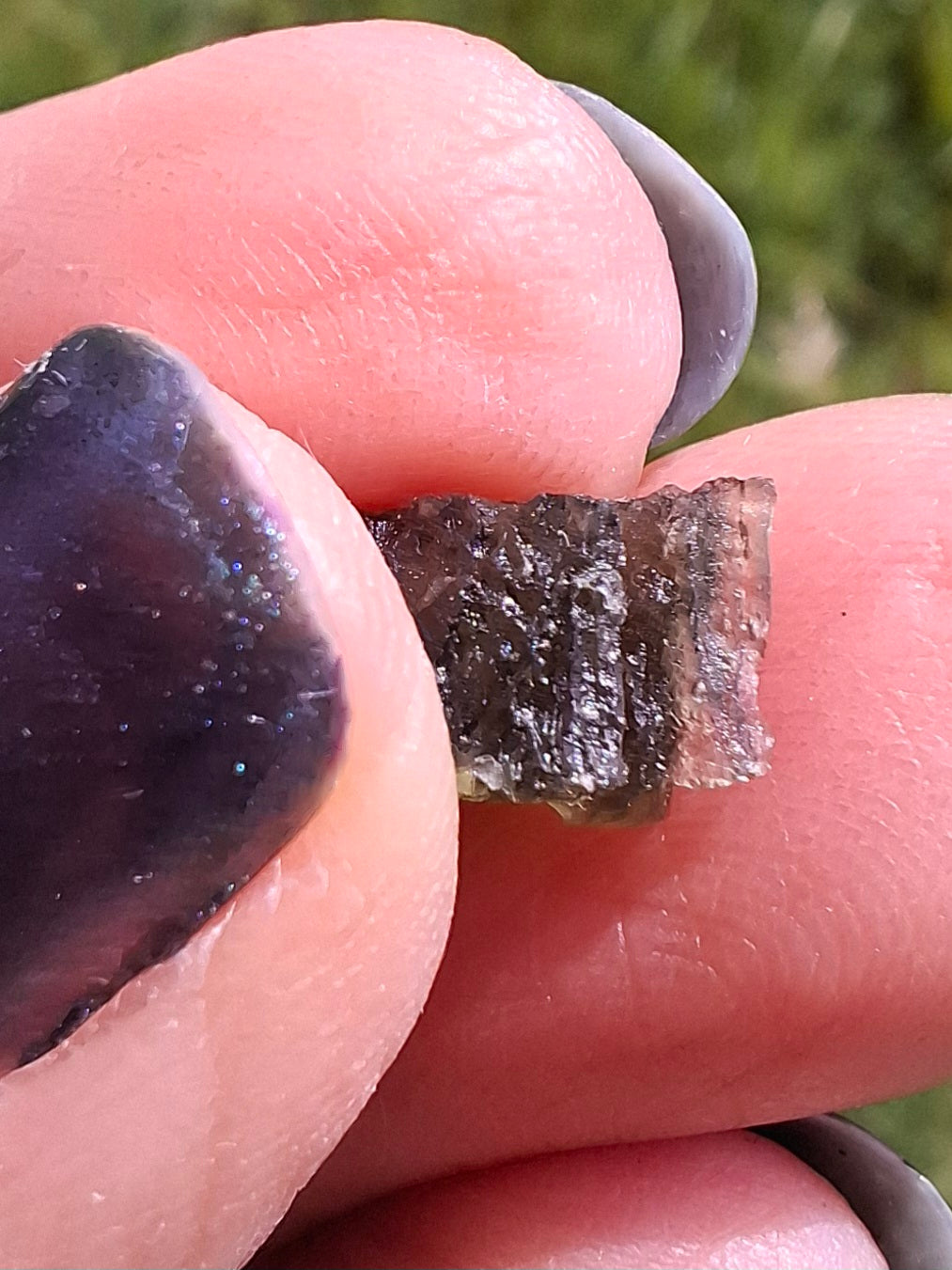 Moldavite Piece, 0.50g, Tektite (Ref: 1395)