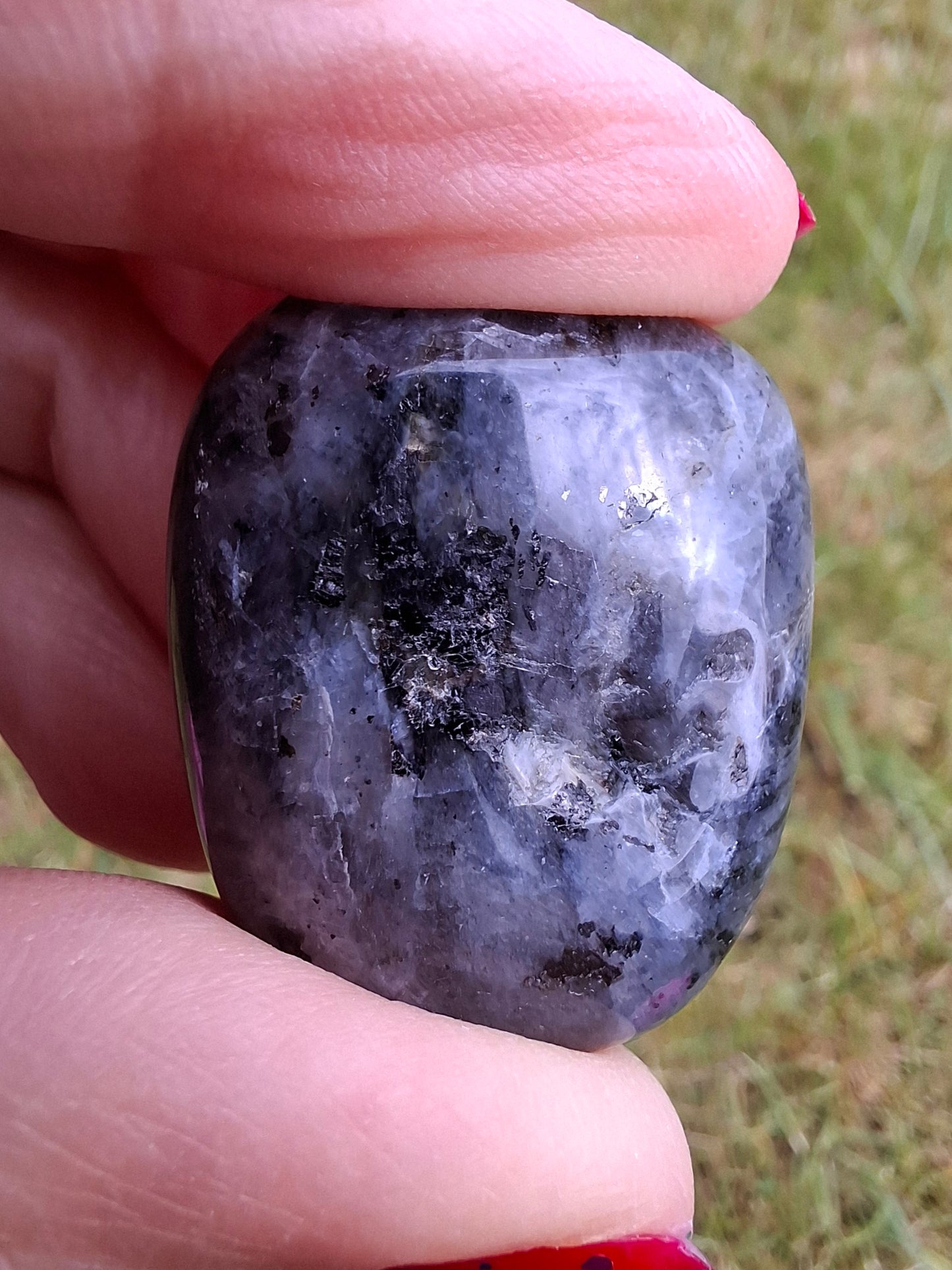 Larvikite, Tumble Stone, Crystal (Ref: T125)
