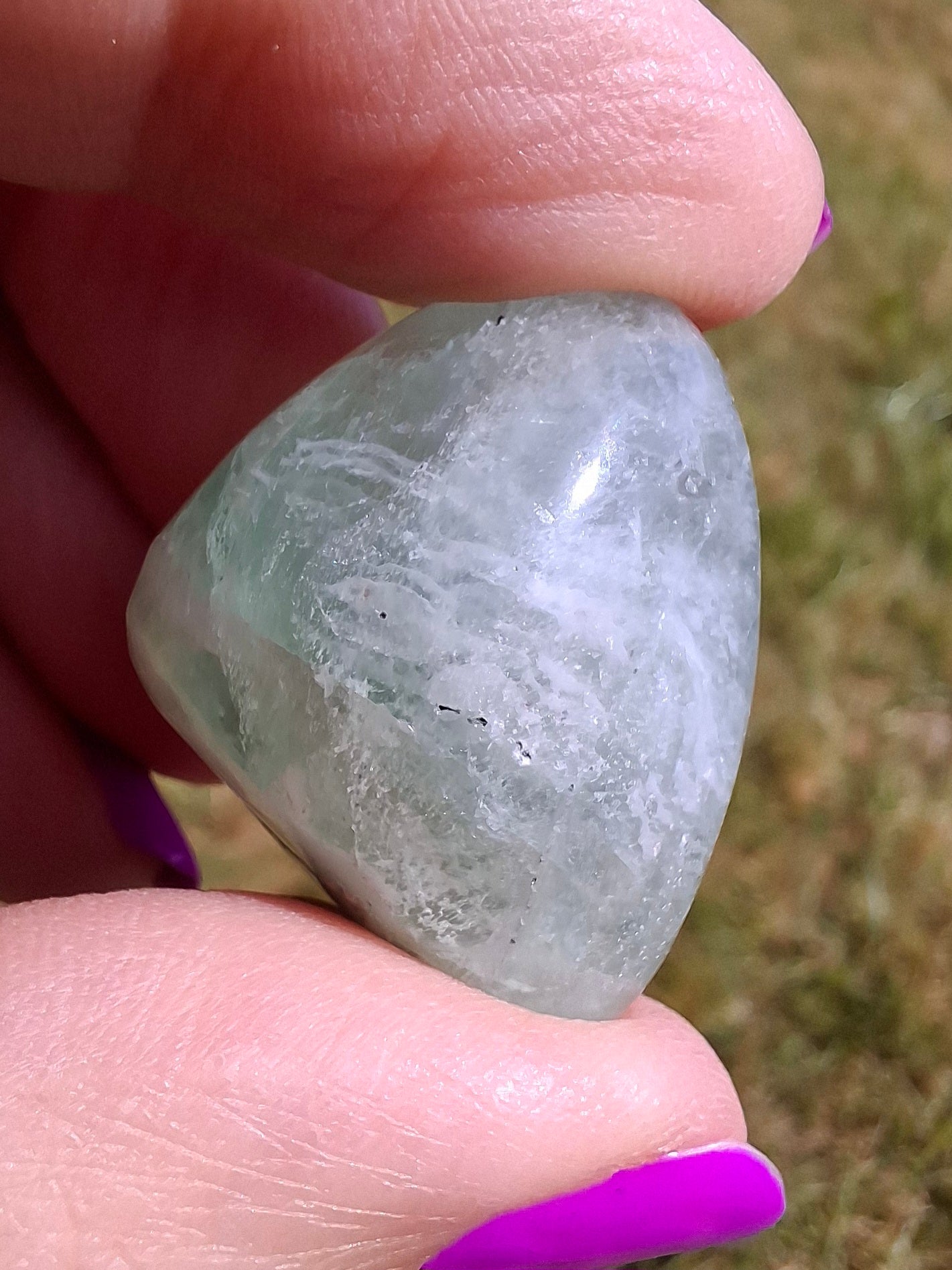 Fluorite, Tumble Stone, Crystal (Ref: T56)