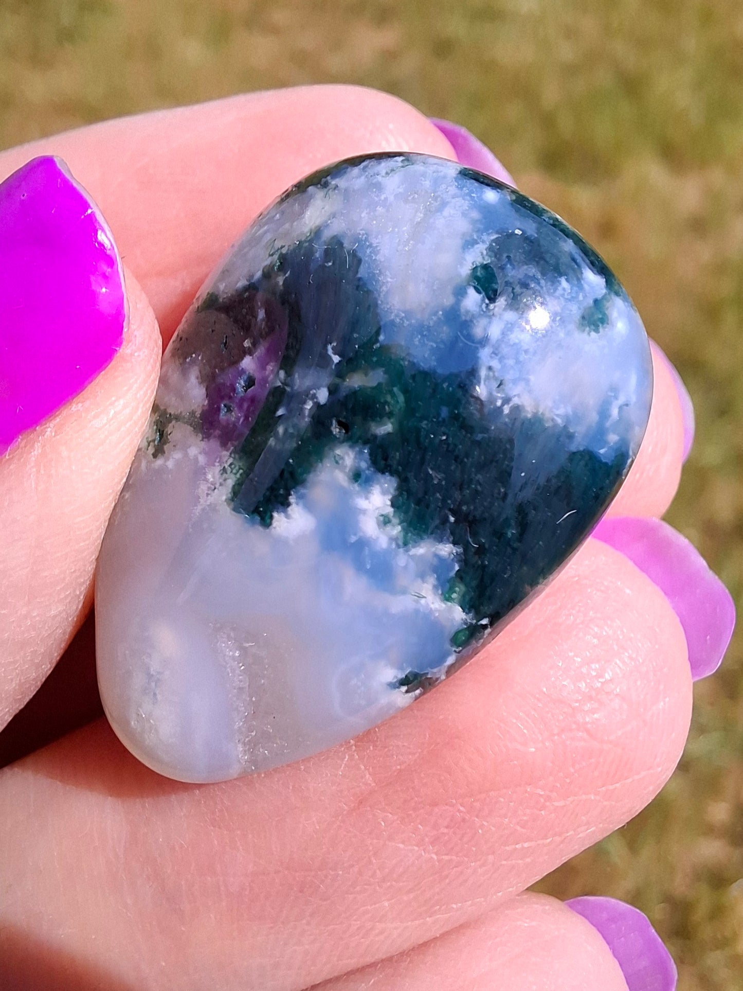 Tree Agate, Tumble Stone, Crystal (Ref: T2)