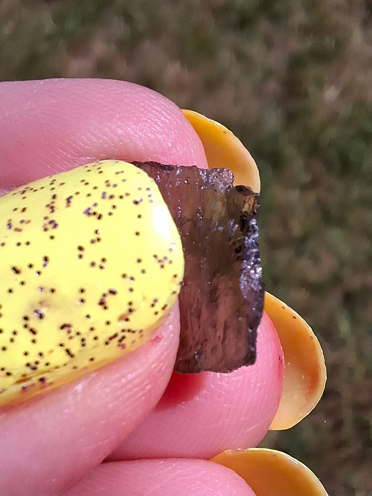 Moldavite Piece, 0.48g, Tektite (Ref: 1480)