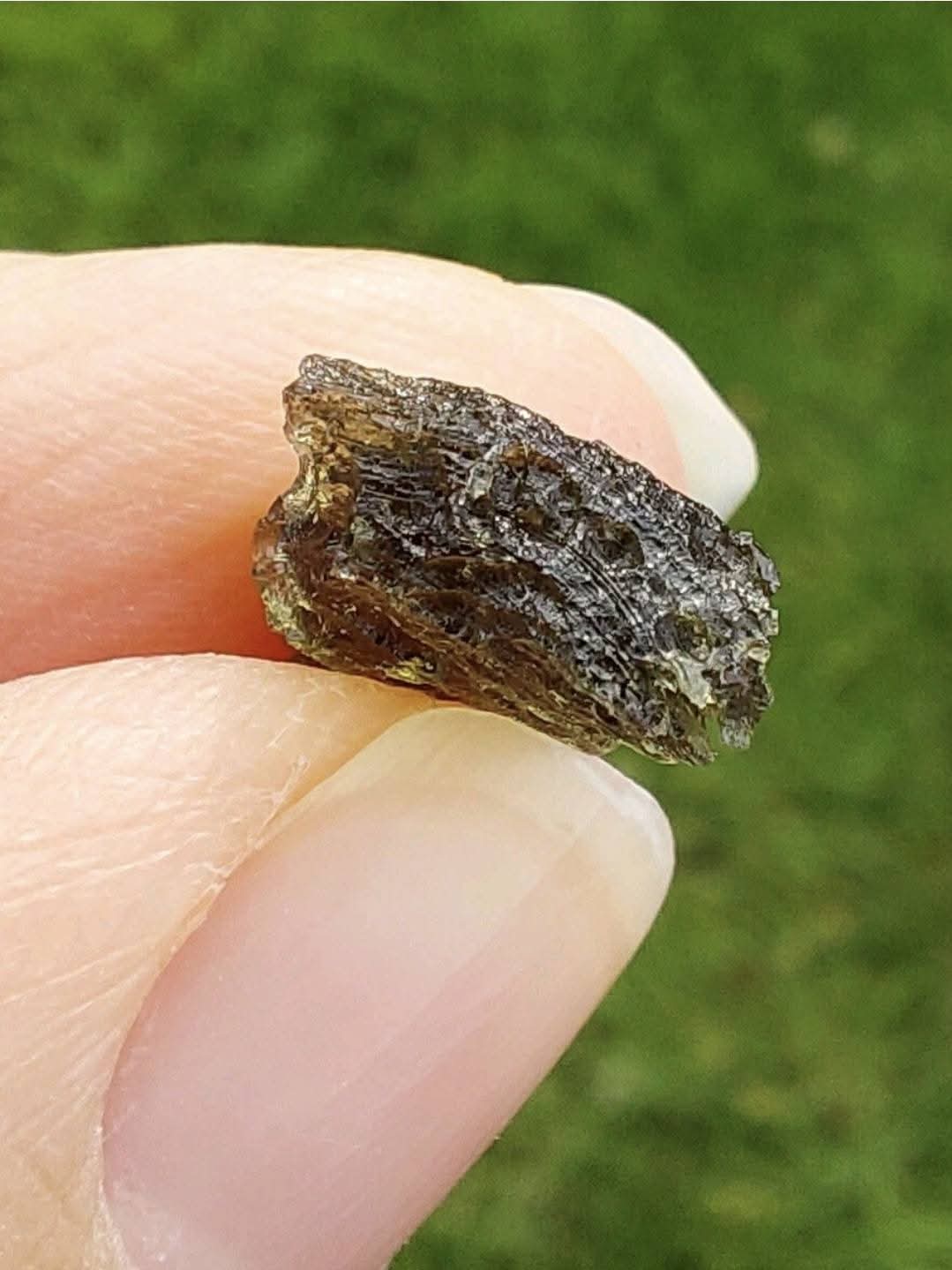 Moldavite Piece, NESMEN LES, 0.62g, Tektite (Ref: 840)