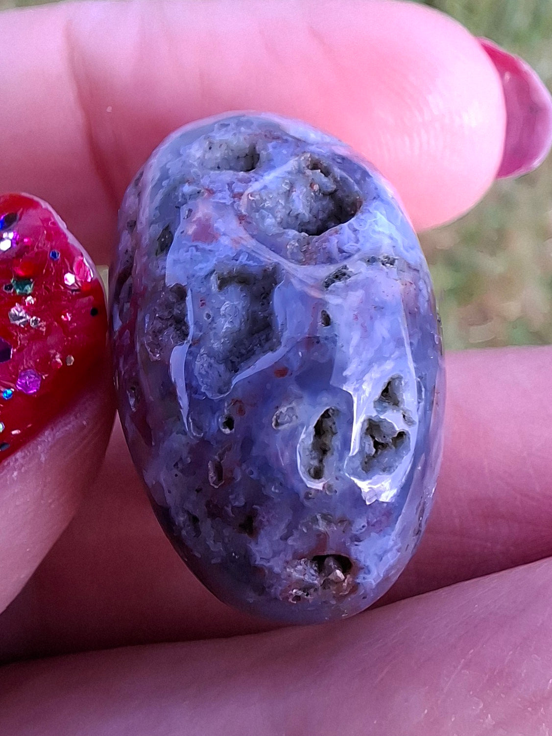 Ocean Jasper, Tumble Stone, Crystal (Ref: T201)
