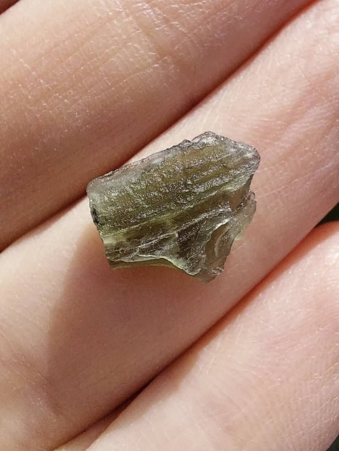 Moldavite Piece, 0.65g. Tektite (Ref: 898)