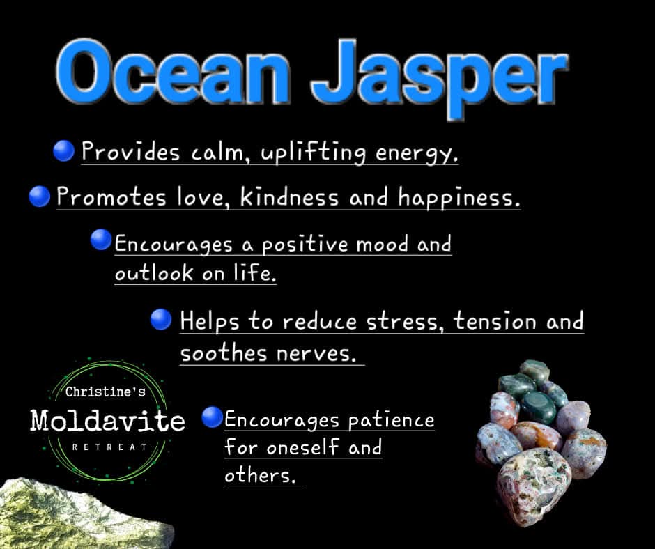 Ocean Jasper, Tumble Stone, Crystal (Ref: T200)