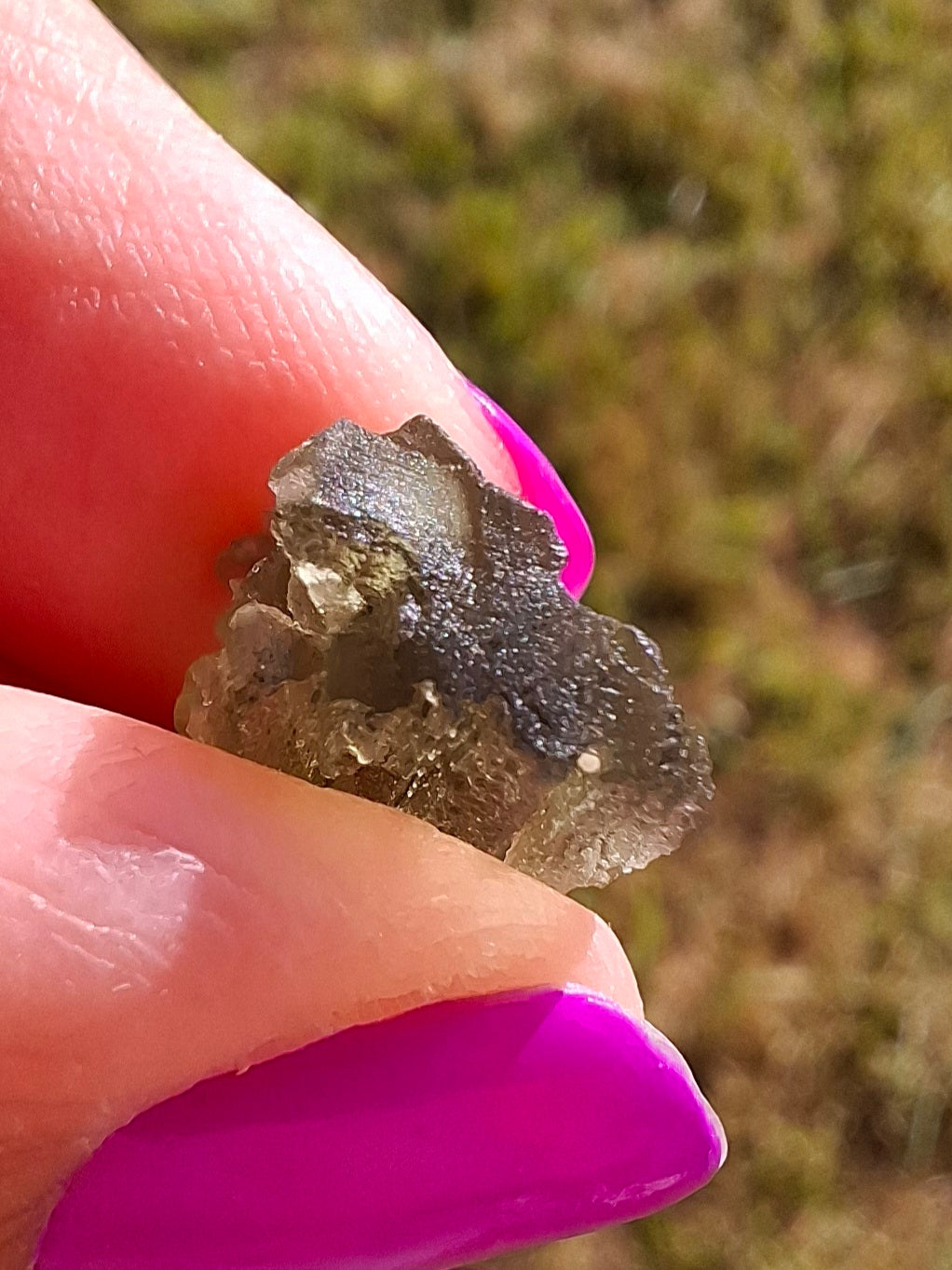 Moldavite Piece, 1.00g, Tektite (Ref: 1442)