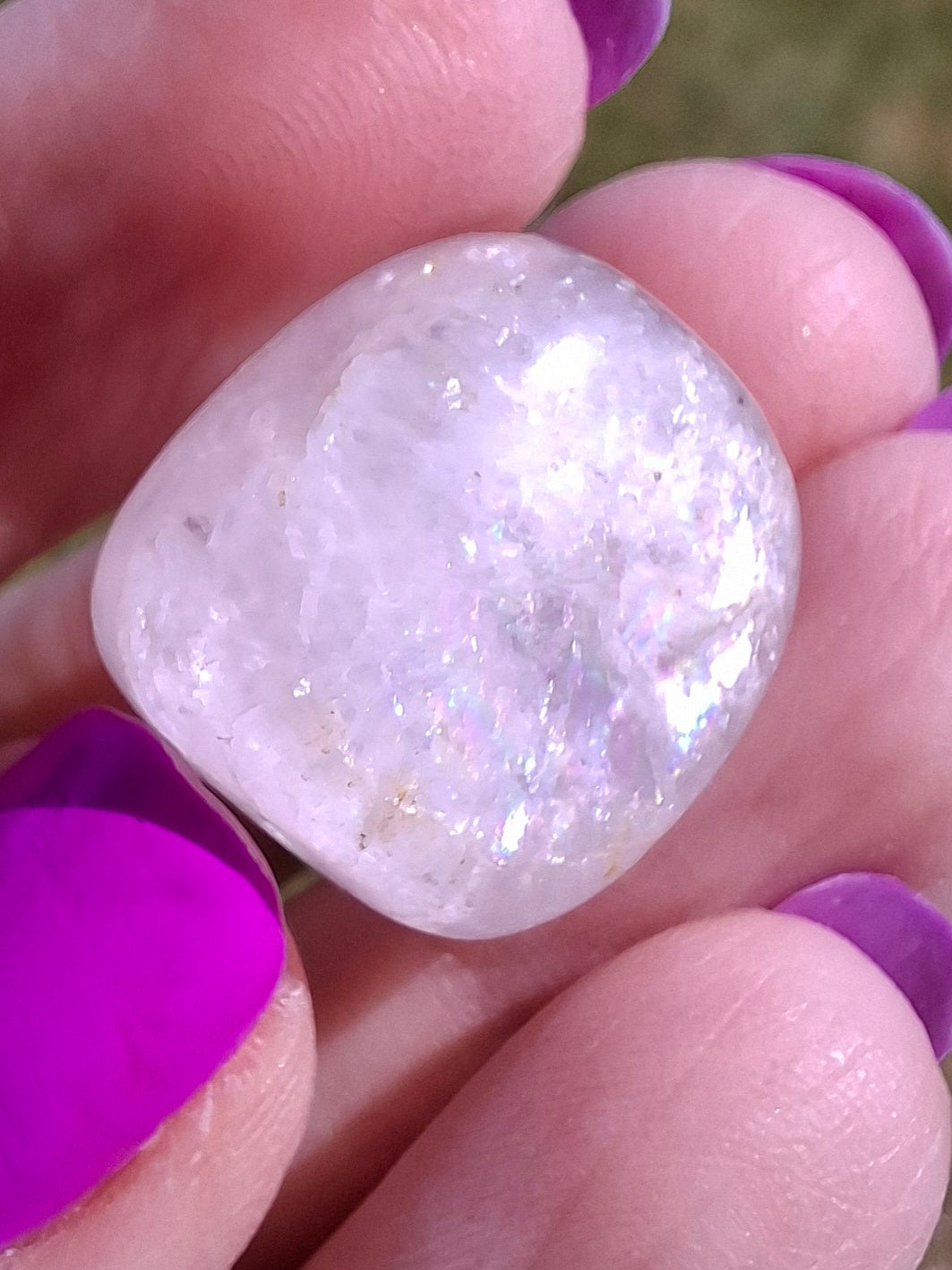 Clear Quartz, Tumble Stone, Crystal 🌈 (Ref: T26)