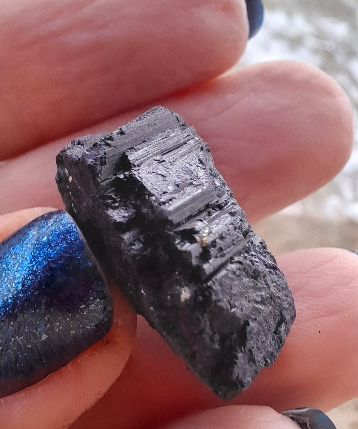 Black Tourmaline RAW, 8.86g, Crystal (Ref: RBT3)