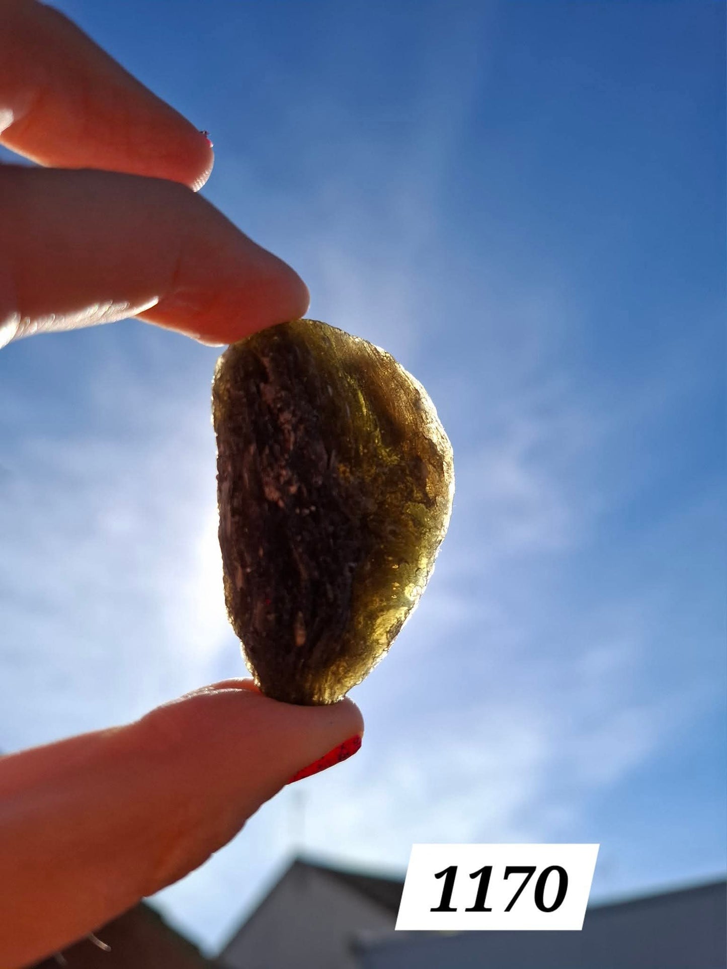 Moldavite Piece, NESMEN HURKA,  26.87g, Tektite (Ref: 1170)