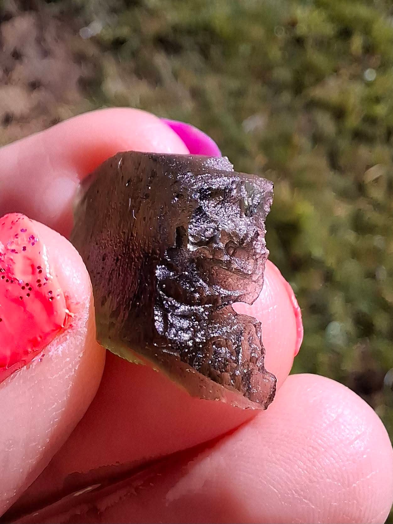 Moldavite Piece, 2.79g, Tektite (Ref: 1300)