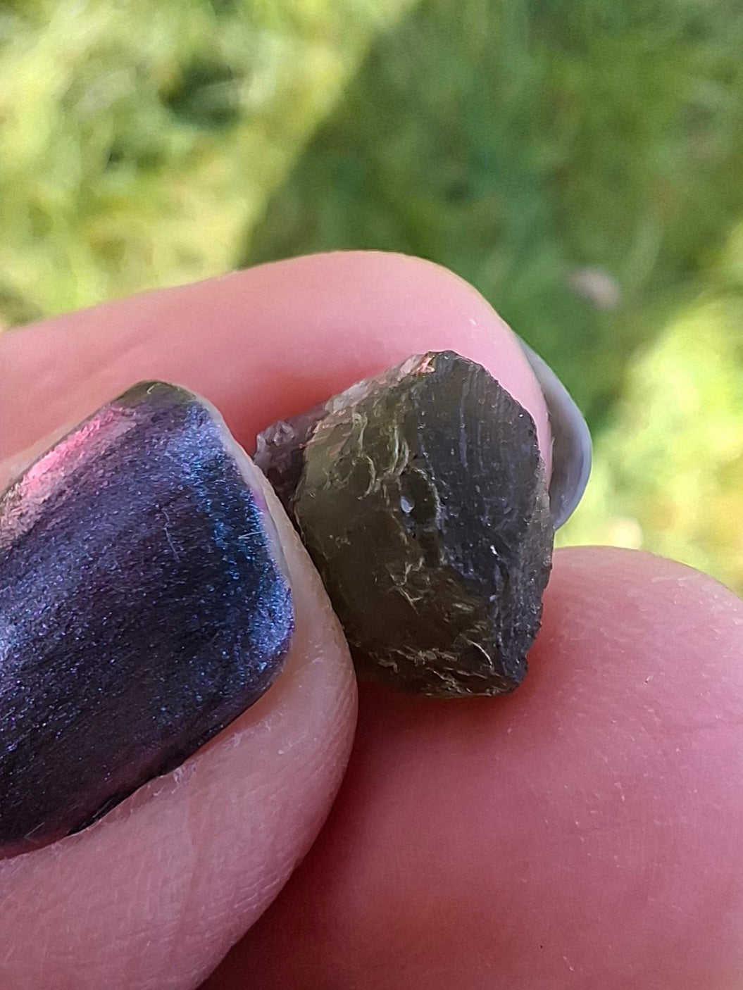 Moldavite Piece, 1.00g, Tektite (Ref: 1399)