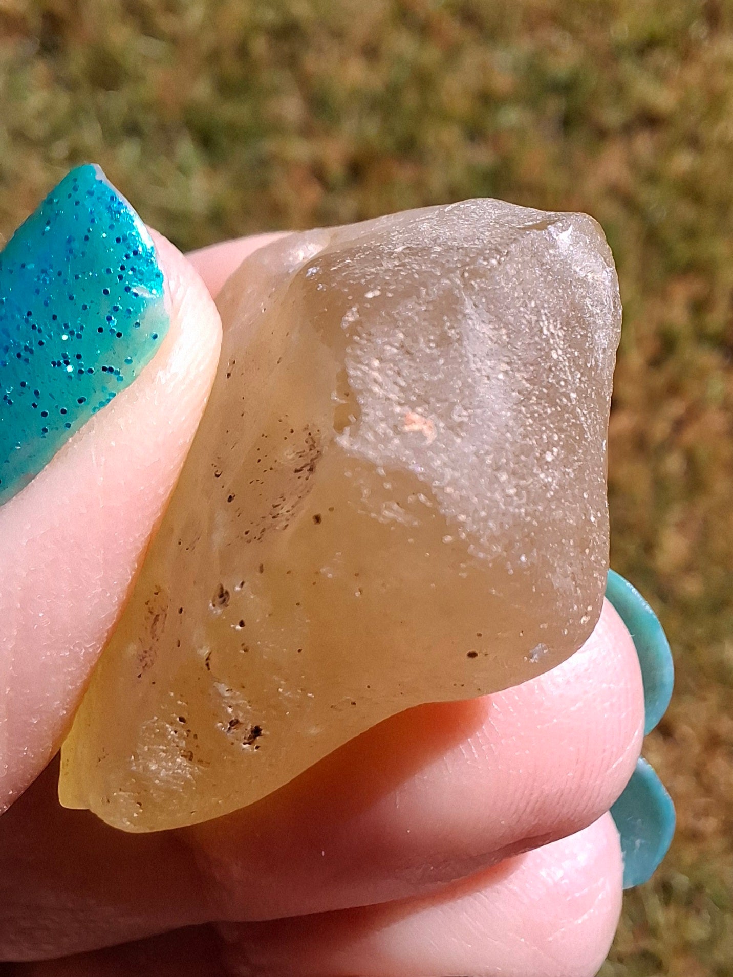 Libyan Desert Glass Piece, 12.30g, Tektite