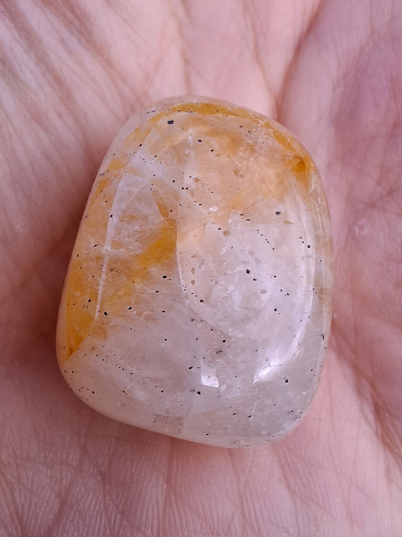 Golden Healer, Tumble Stone, Crystal (Ref: T191)