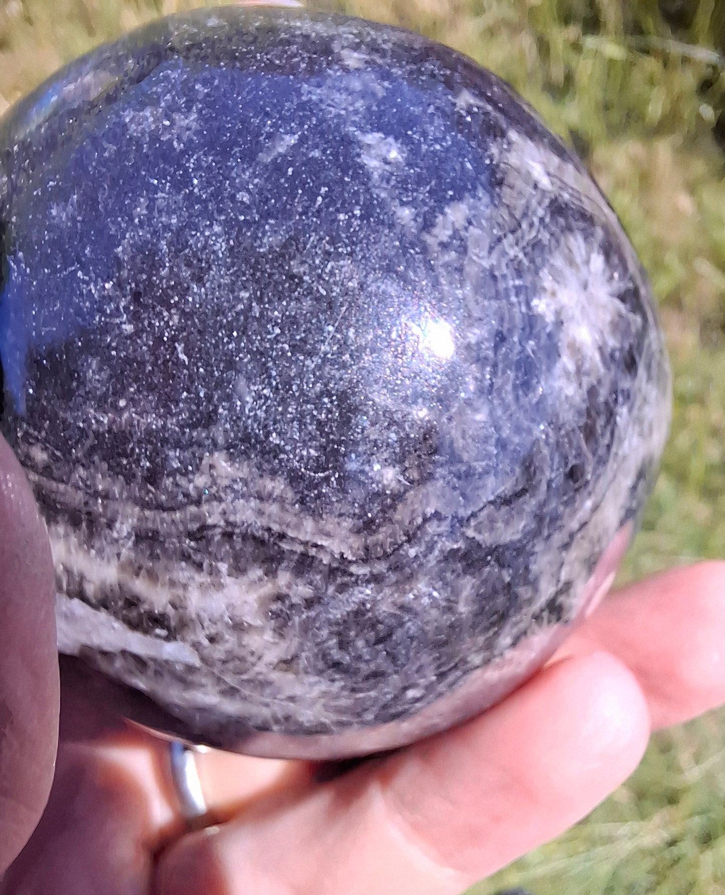 Orthoceras Sphere, Fossil (Ref: OS3)