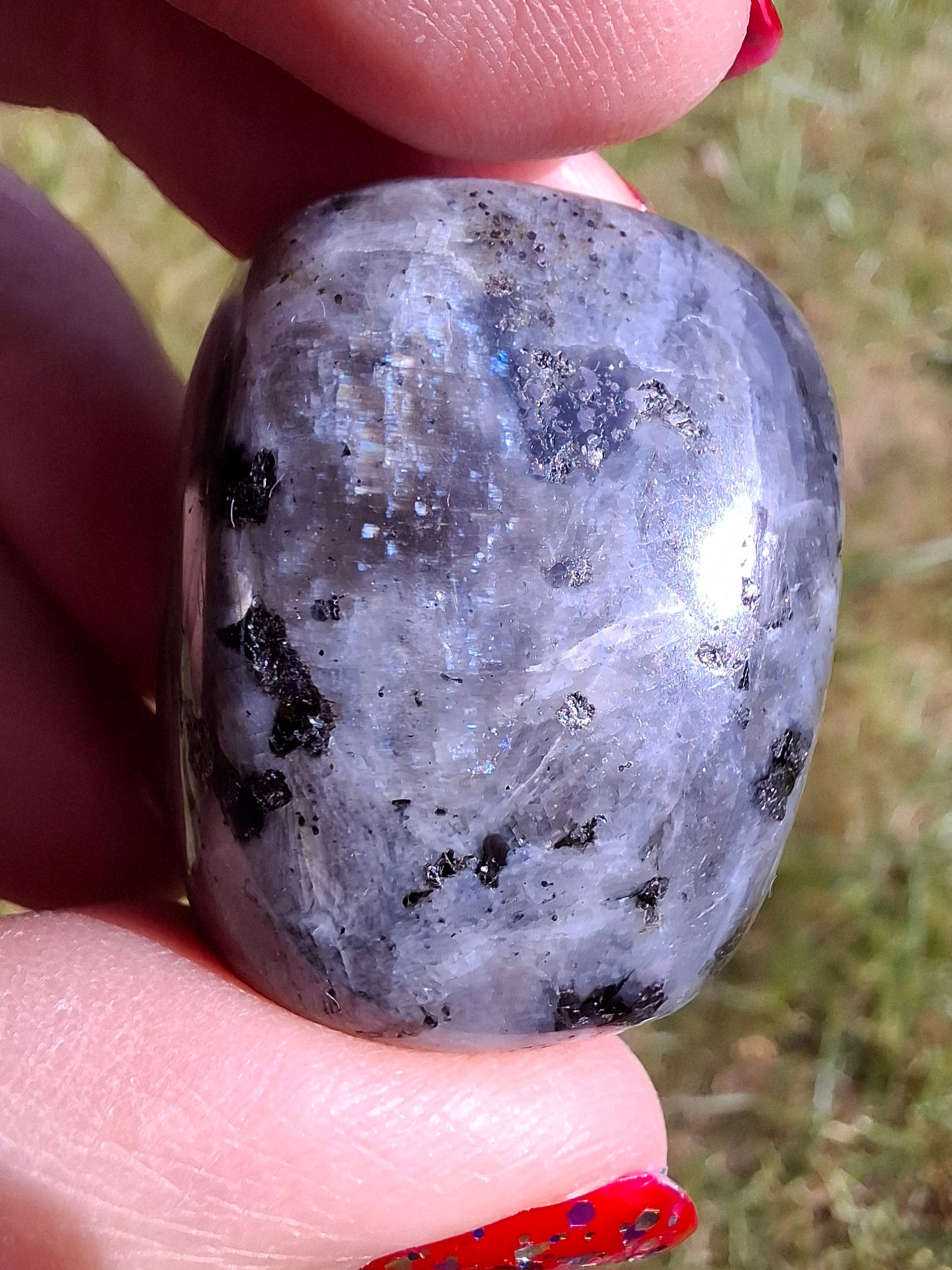 Larvikite, Tumble Stone, Crystal (Ref: T127)