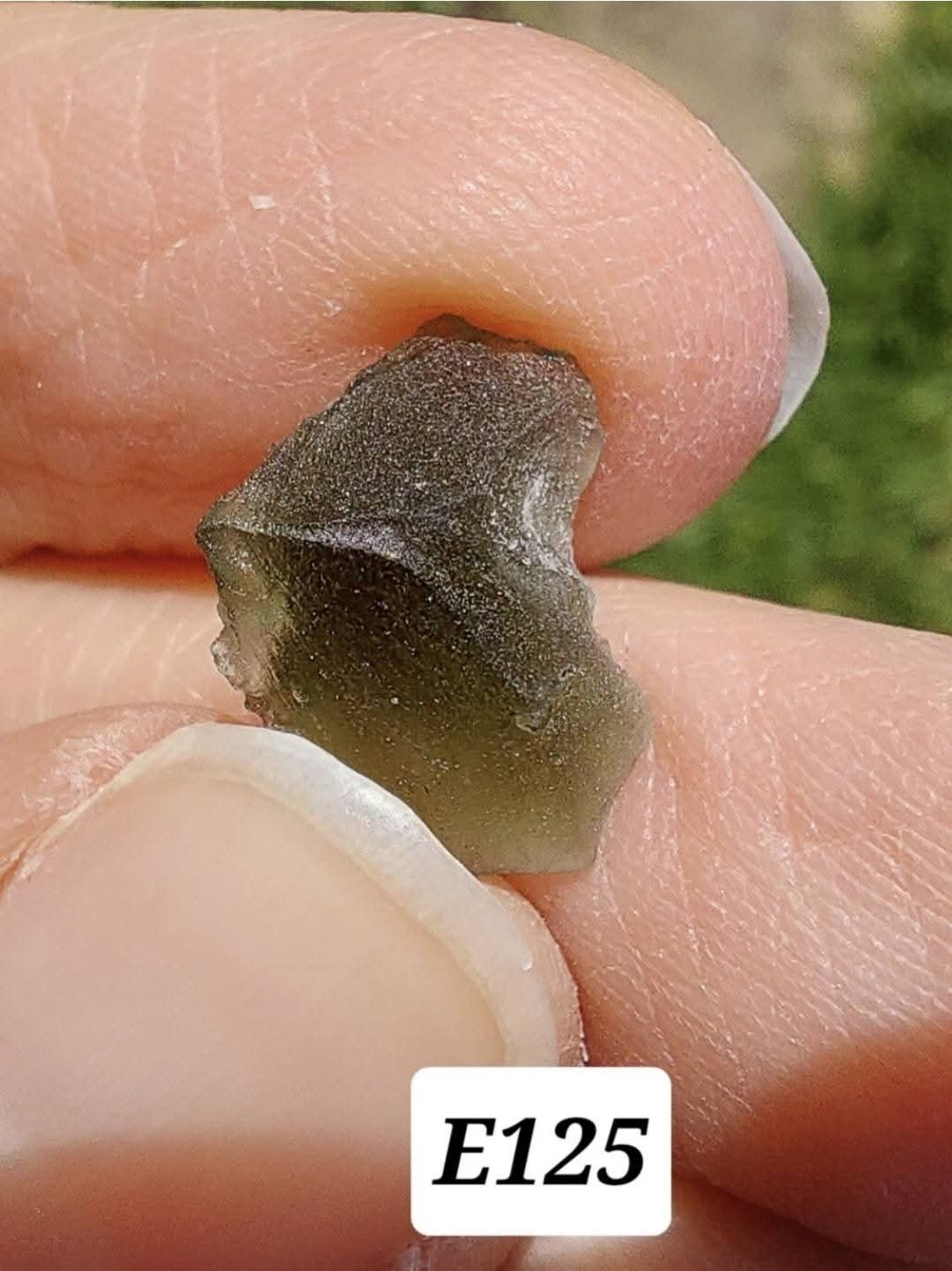 Moldavite Piece, 0.78g, Tektite (Ref: E125)