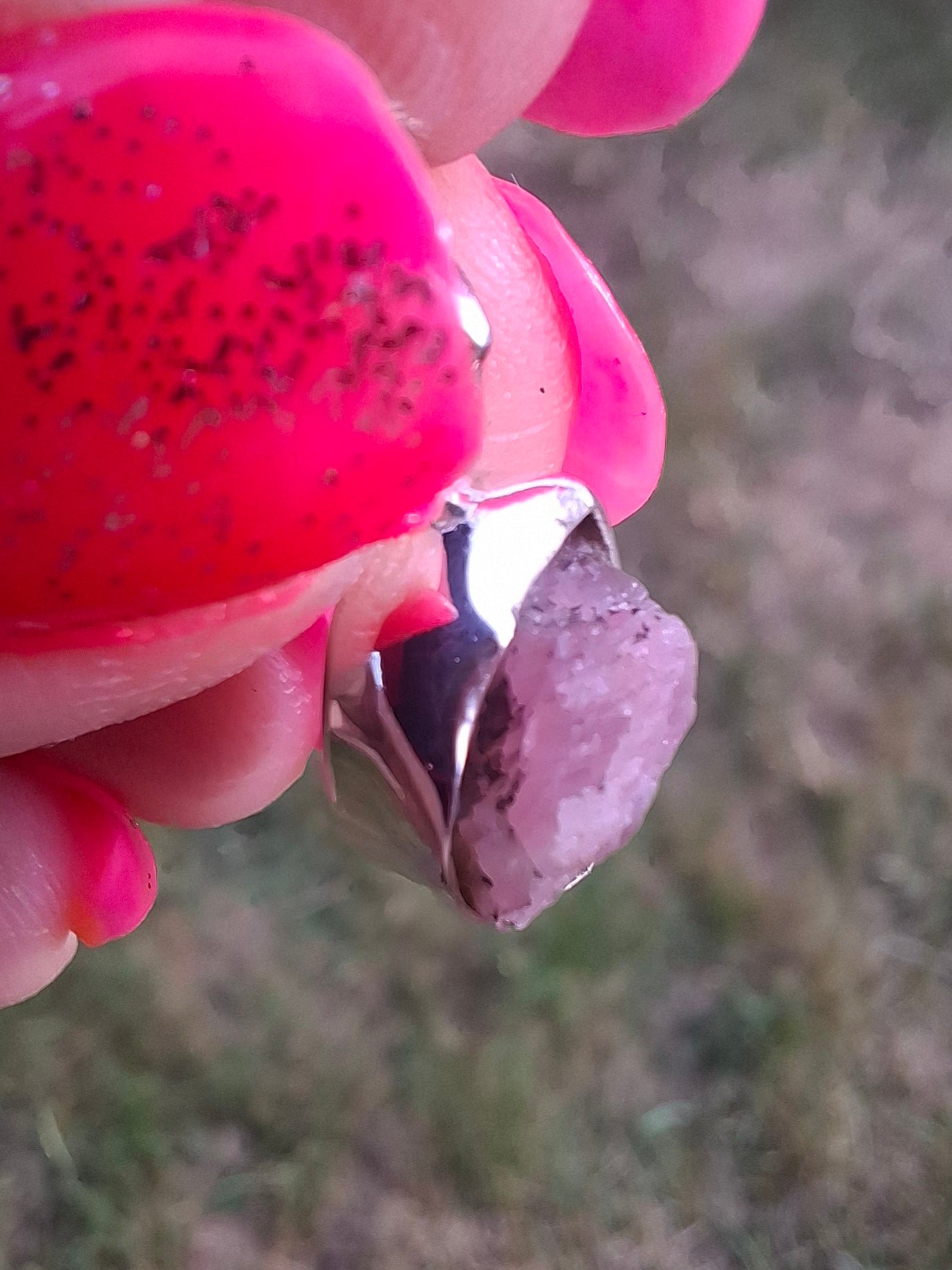 Pink Tourmaline Pendant, 925 Silver, Crystal (Ref: PT85)