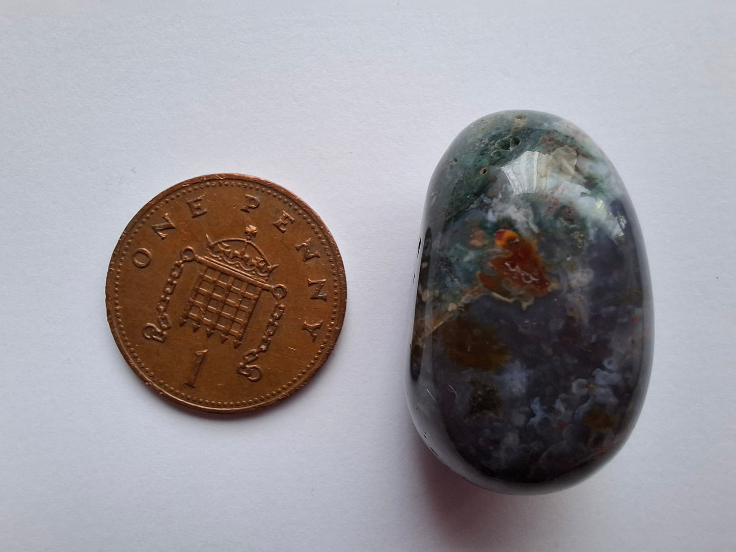 Ocean Jasper, Tumble Stone, Crystal (Ref: T200)
