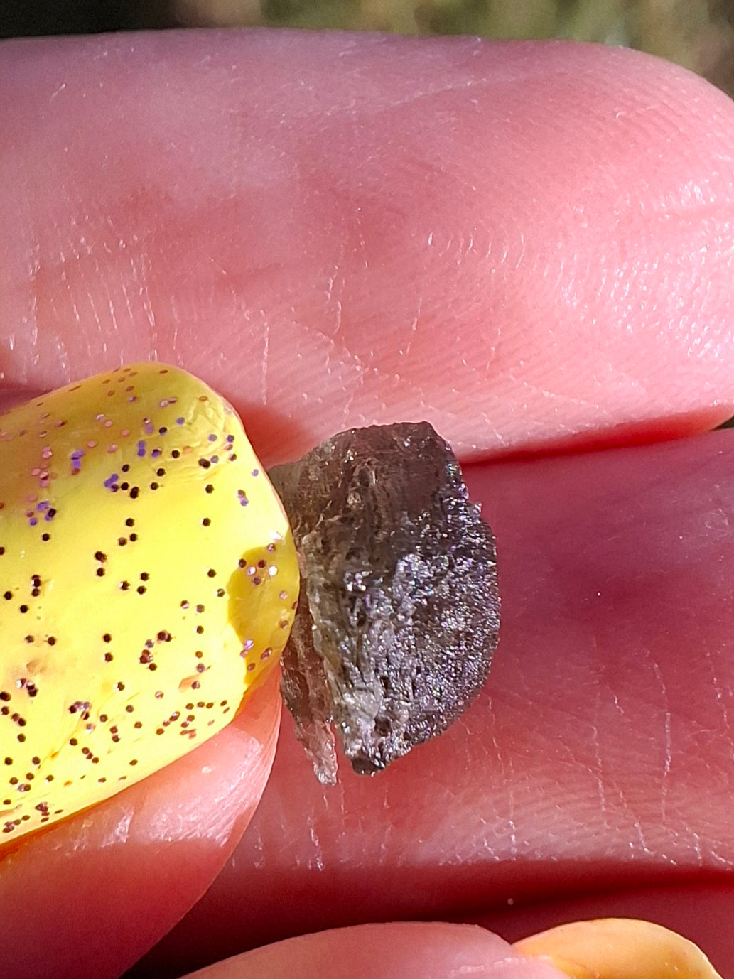 Moldavite small Piece, 0.41g, Tektite (Ref: 1482)