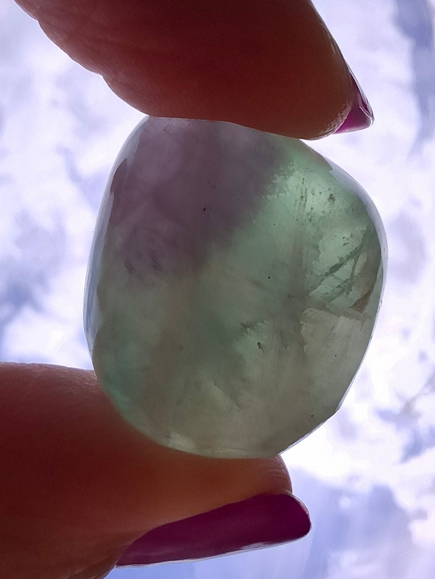 Fluorite, Tumble Stone, Crystal (Ref: T51)
