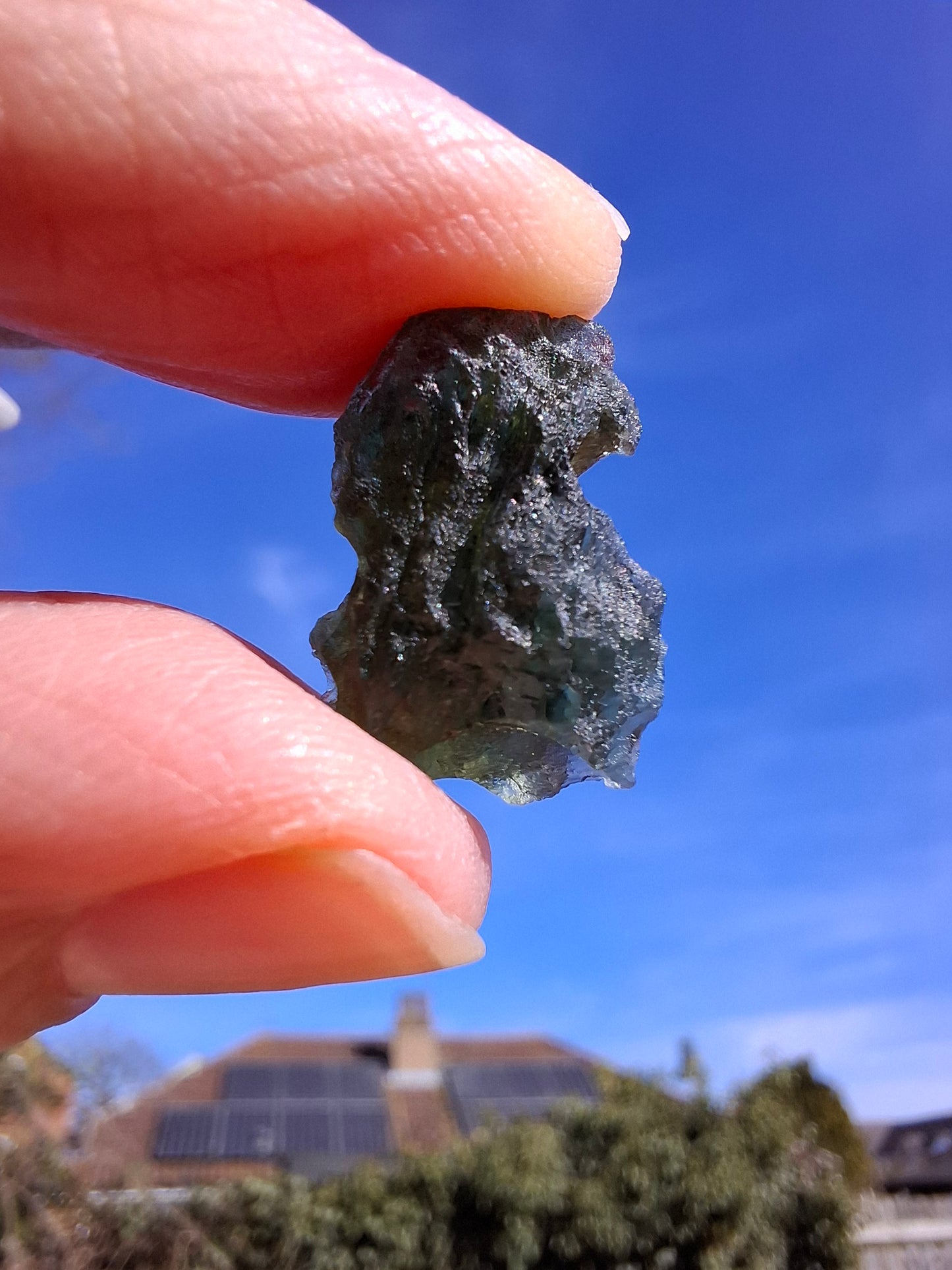 Moldavite Piece, 2.18g, Tektite (Ref: 1337)
