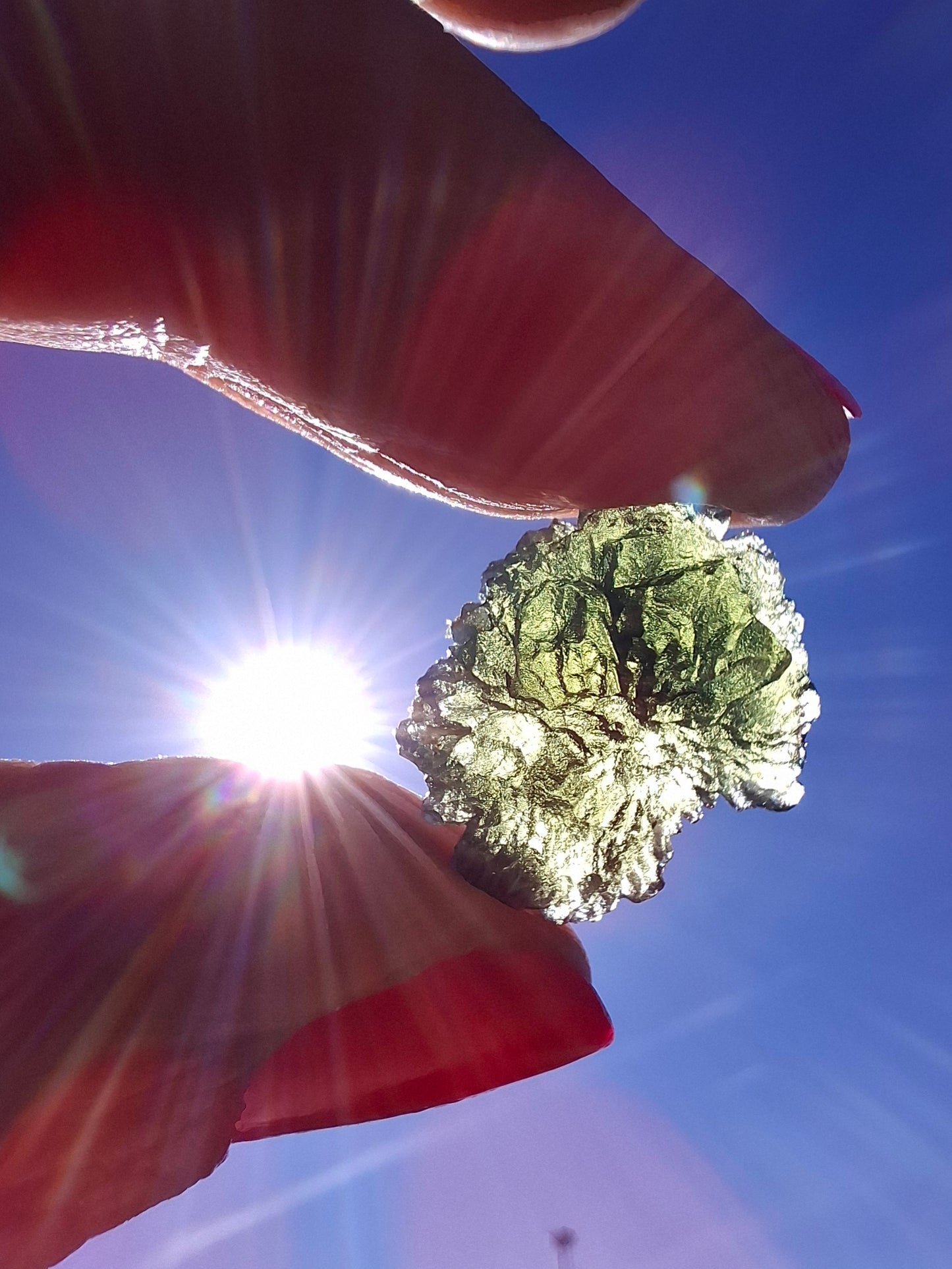 Moldavite Piece, 2.23g, Tektite (Ref: 1401)