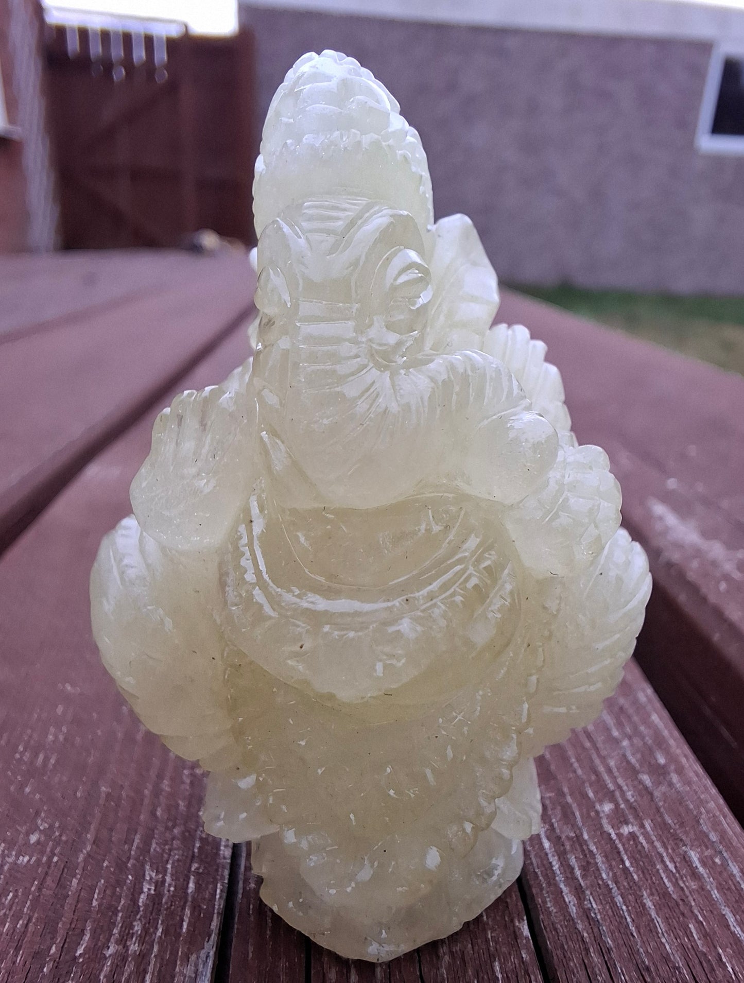 Libyan Desert Glass GANESHA craving, 31.21g, Tektite (Ref: Ganesha2)
