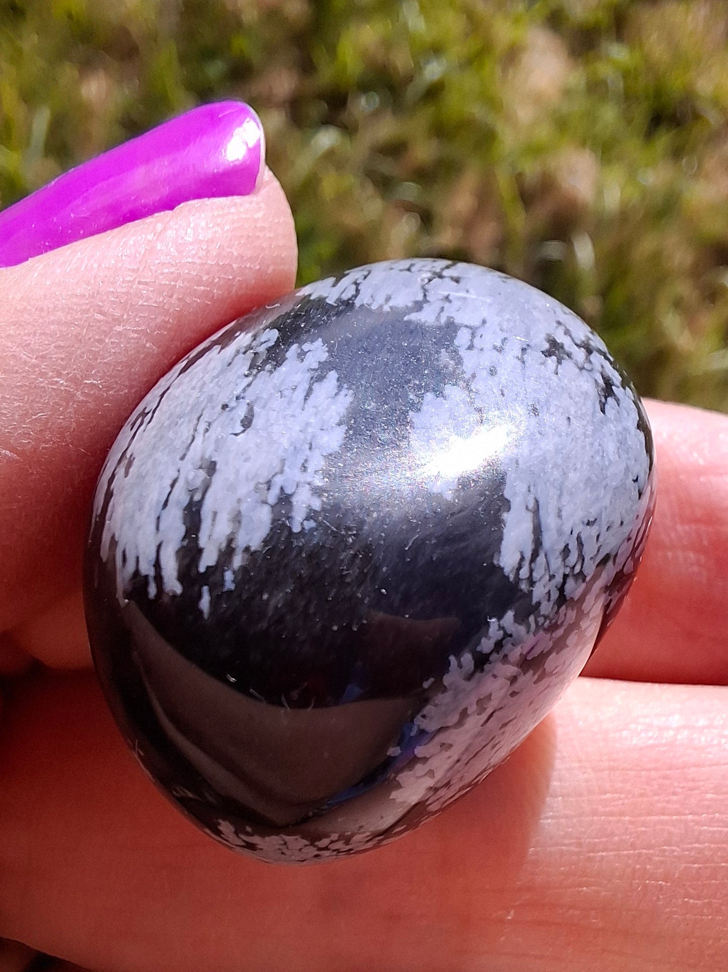 Snowflake Obsidian, Tumble Stone, Crystal (Ref: T98)